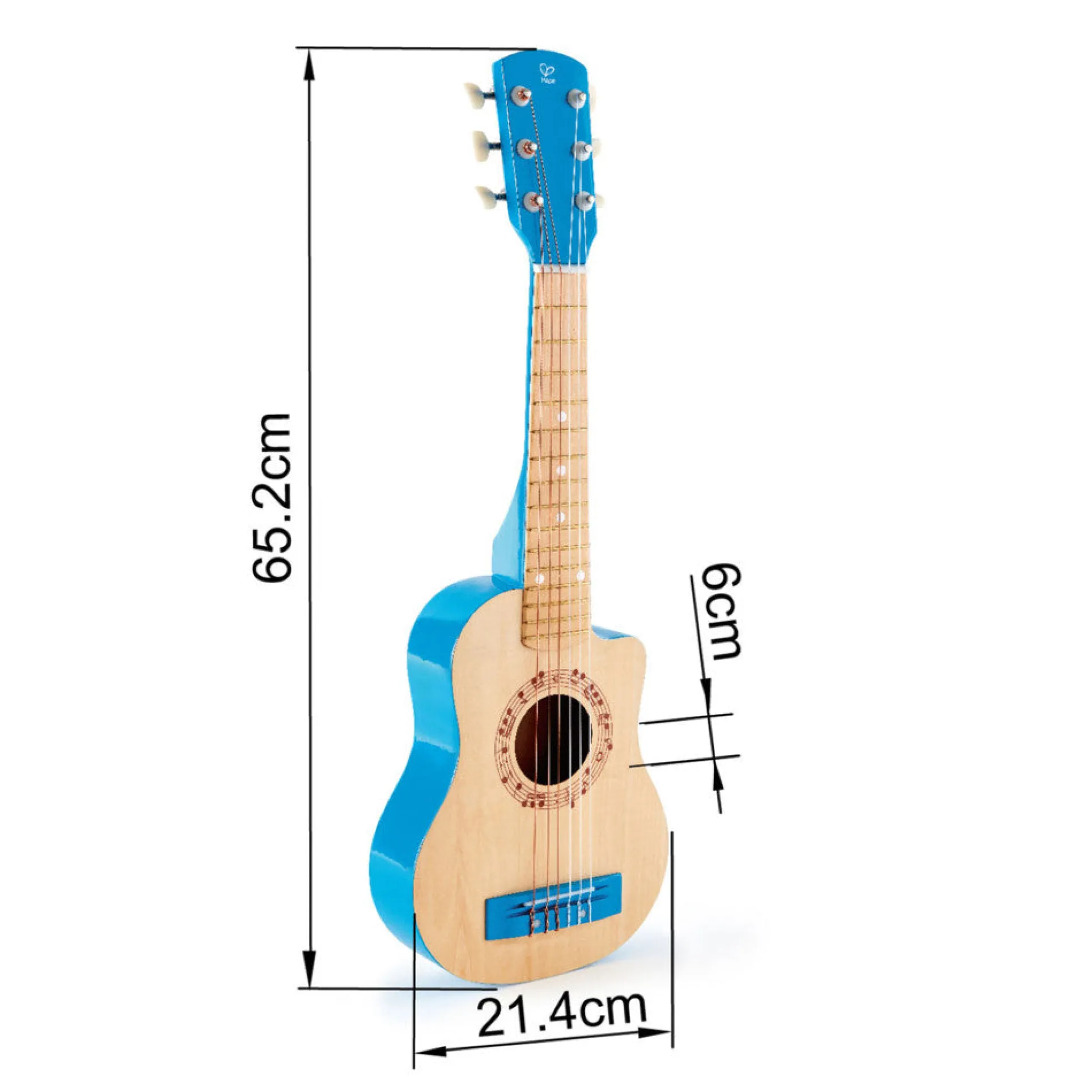 Hape Vibrant Blue First Musical Guitar for Kids