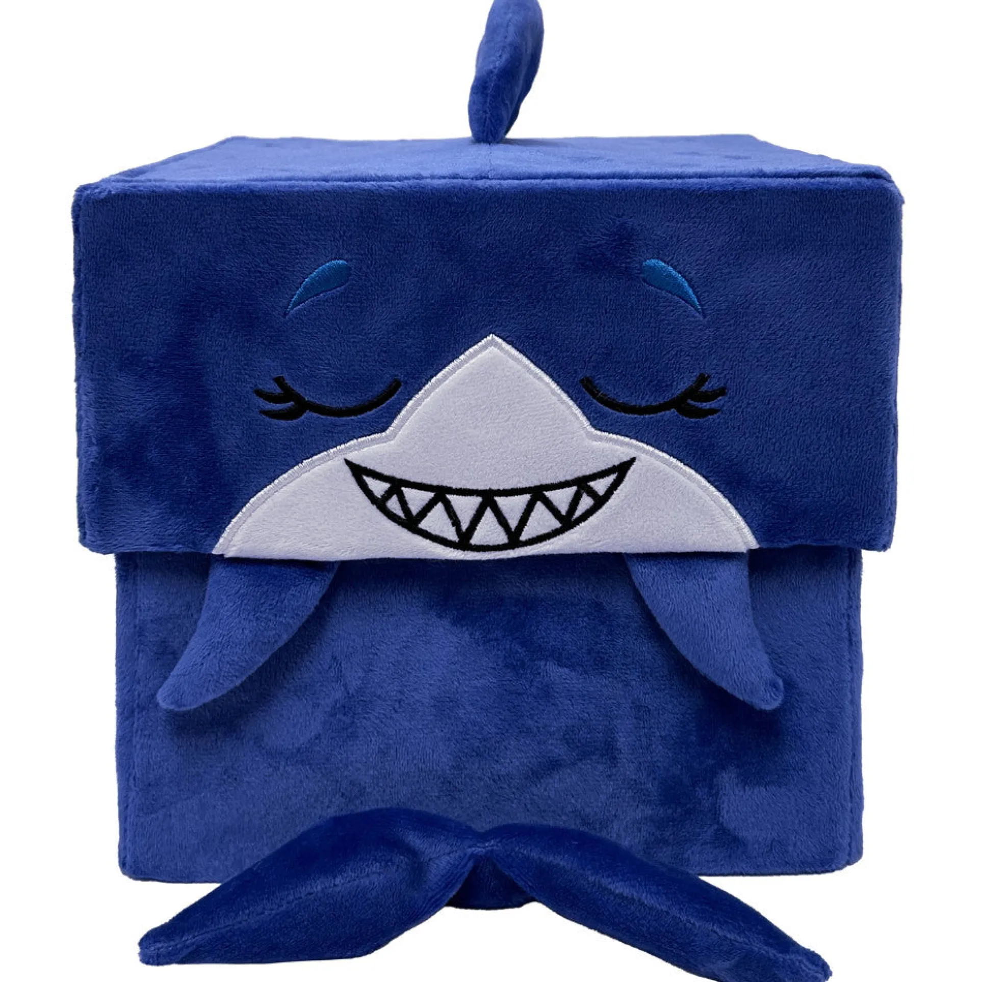 Happy Nappers Adorable Storables 15-inch Plush Shark - Blue & White