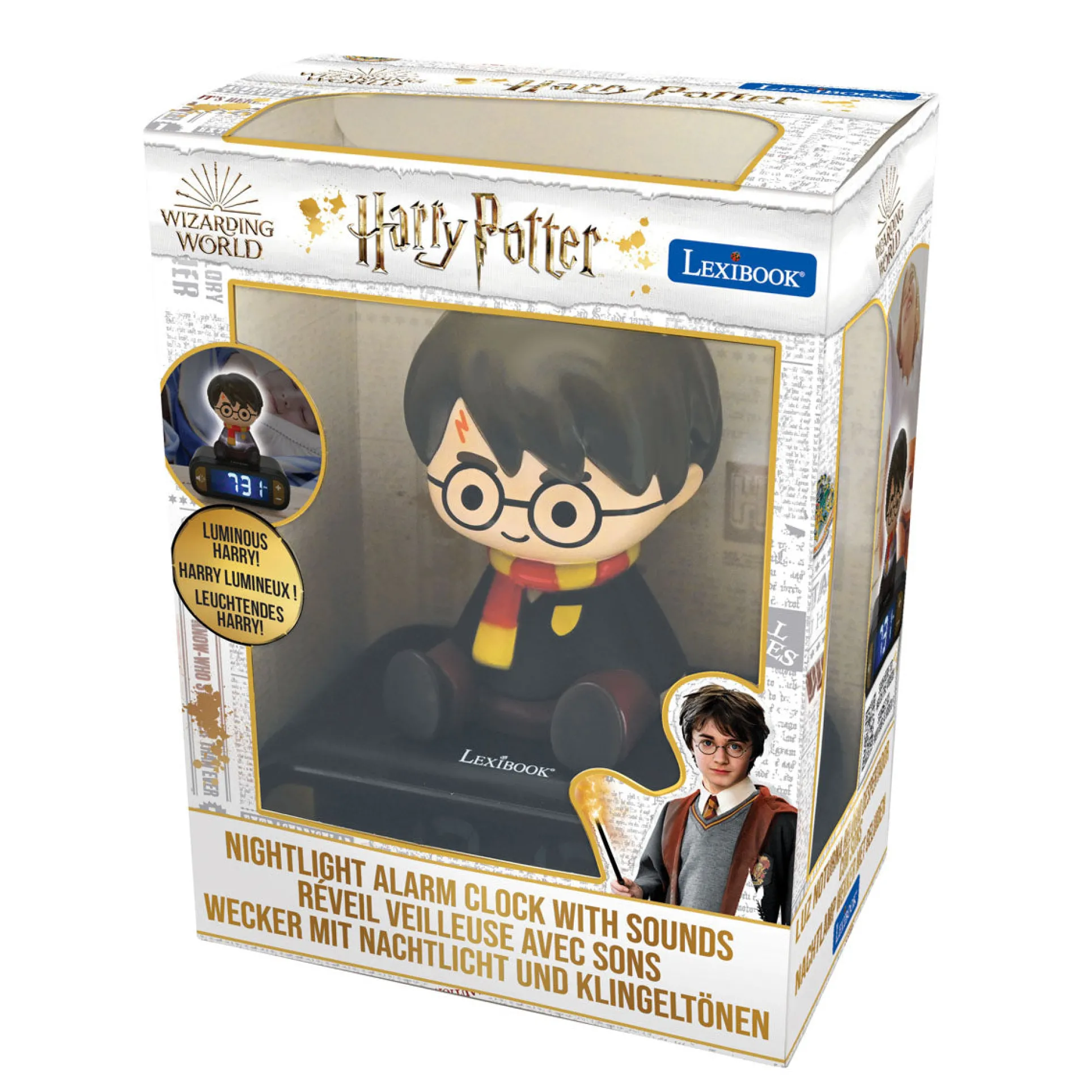 Harry Potter 3D Magic Light-Up Alarm Clock and Nightlight