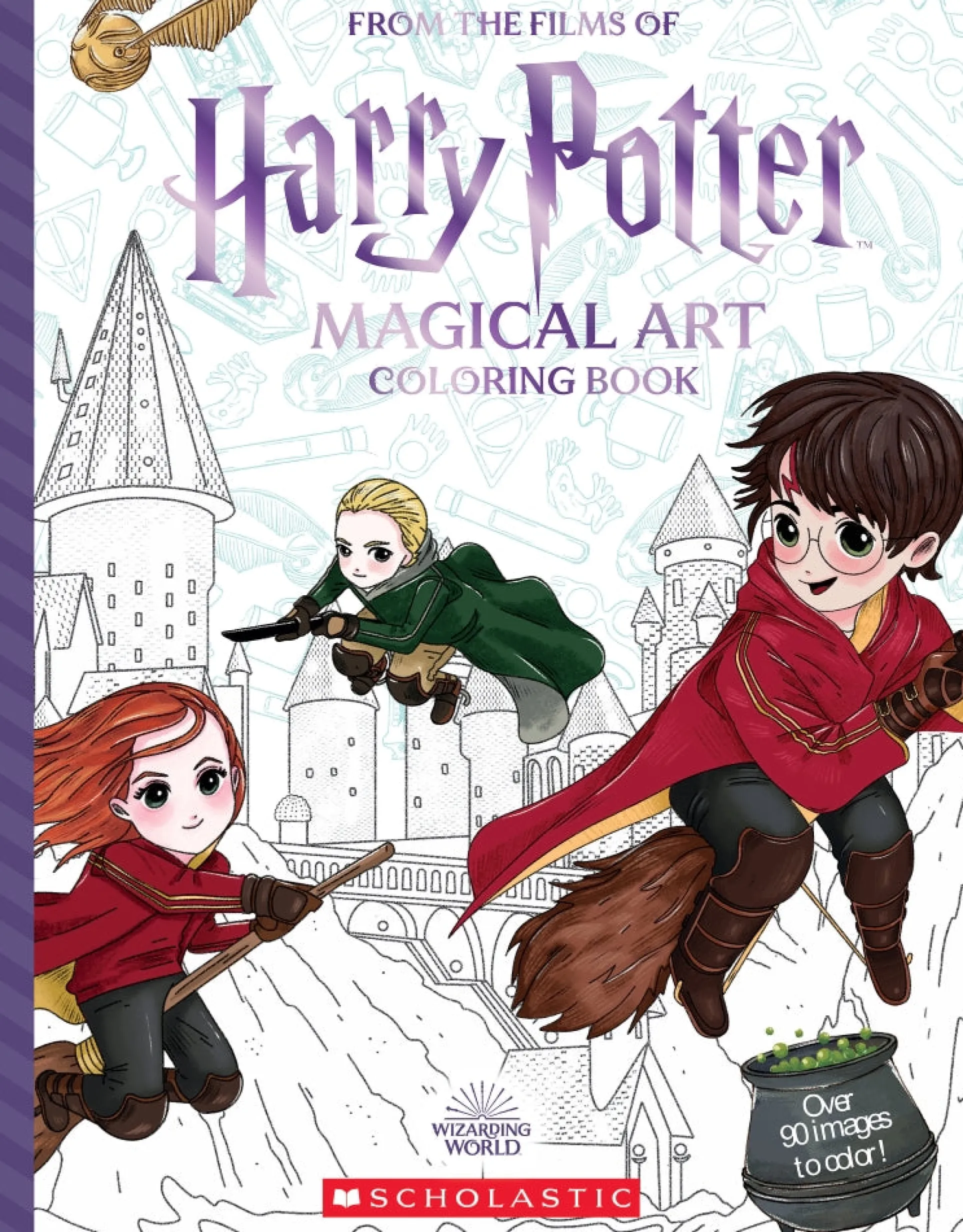 Harry Potter Magical Art Wizarding World Coloring Book