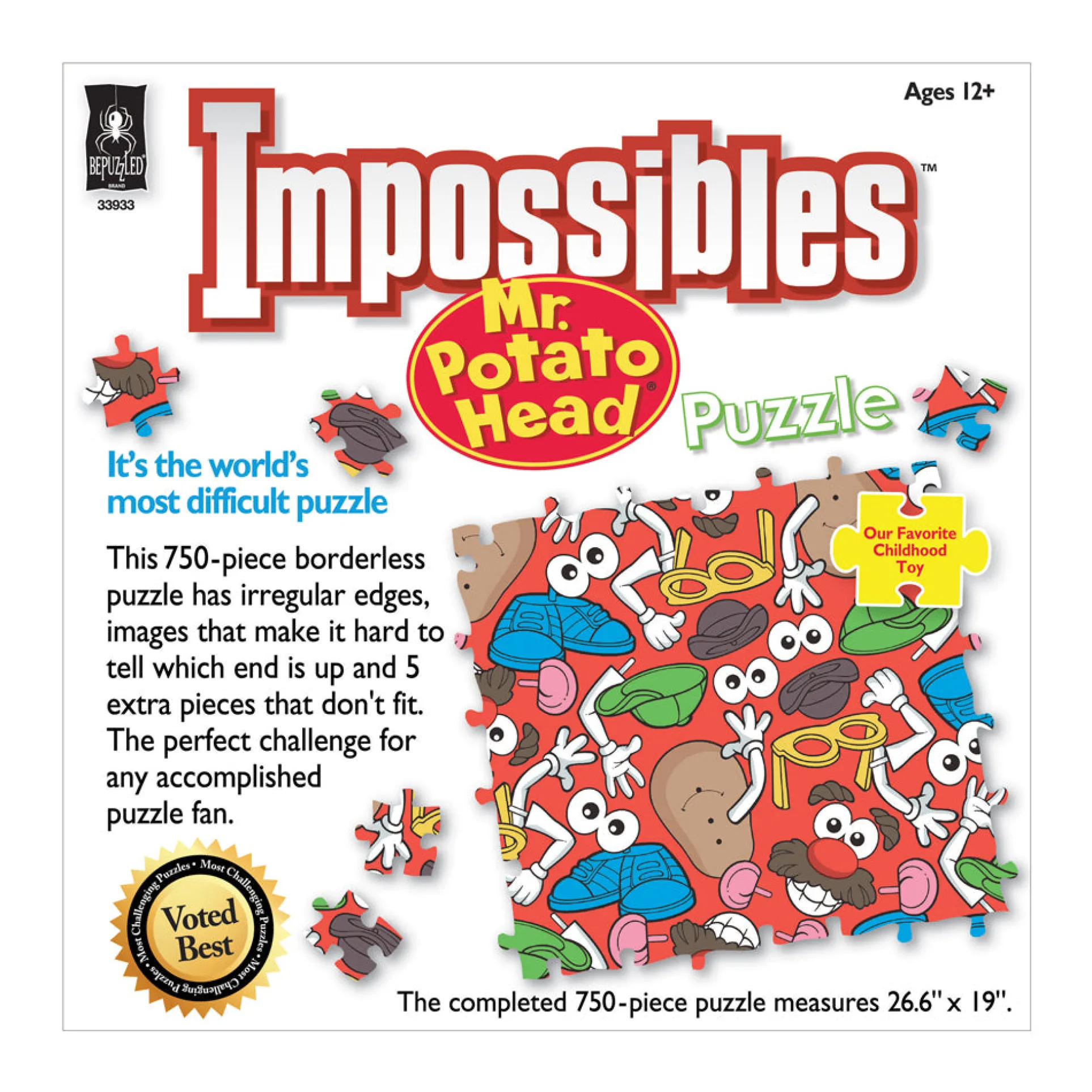 Hasbro Mr. Potato Head Impossibles Jigsaw Puzzle - 750 pcs