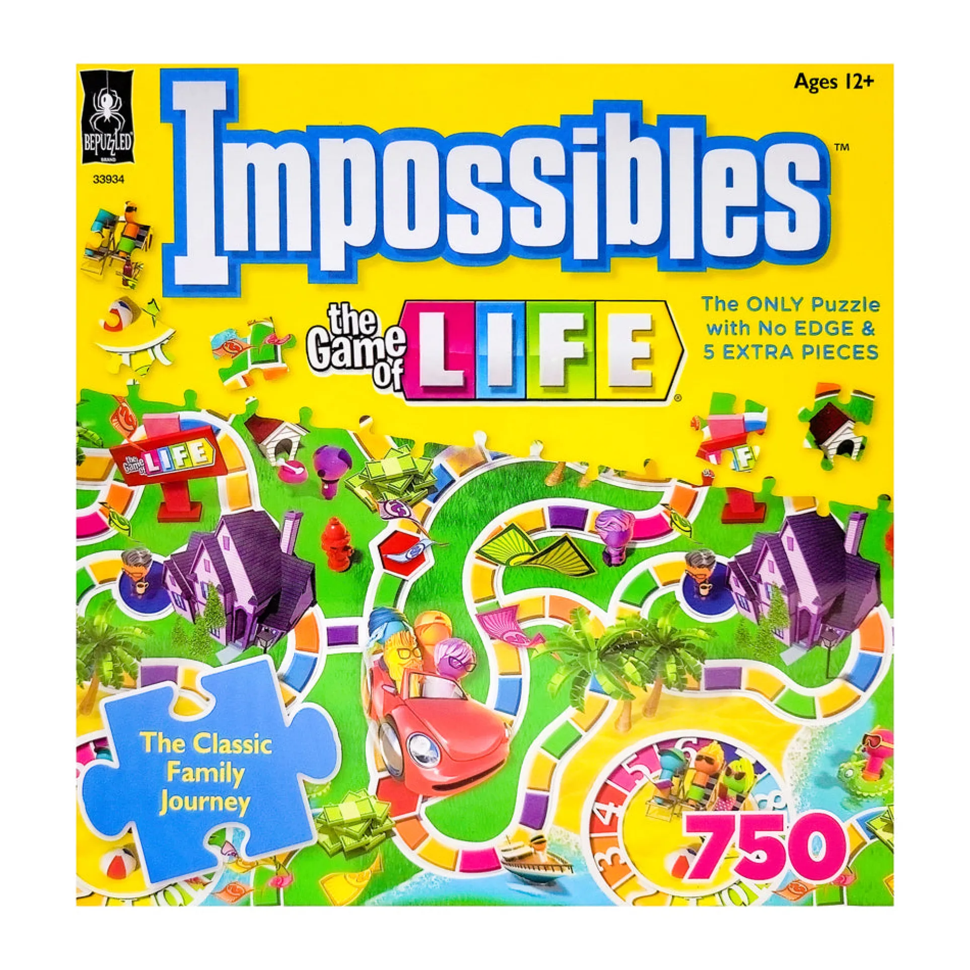 Hasbro The Game of Life Impossibles Puzzle - 750 pc