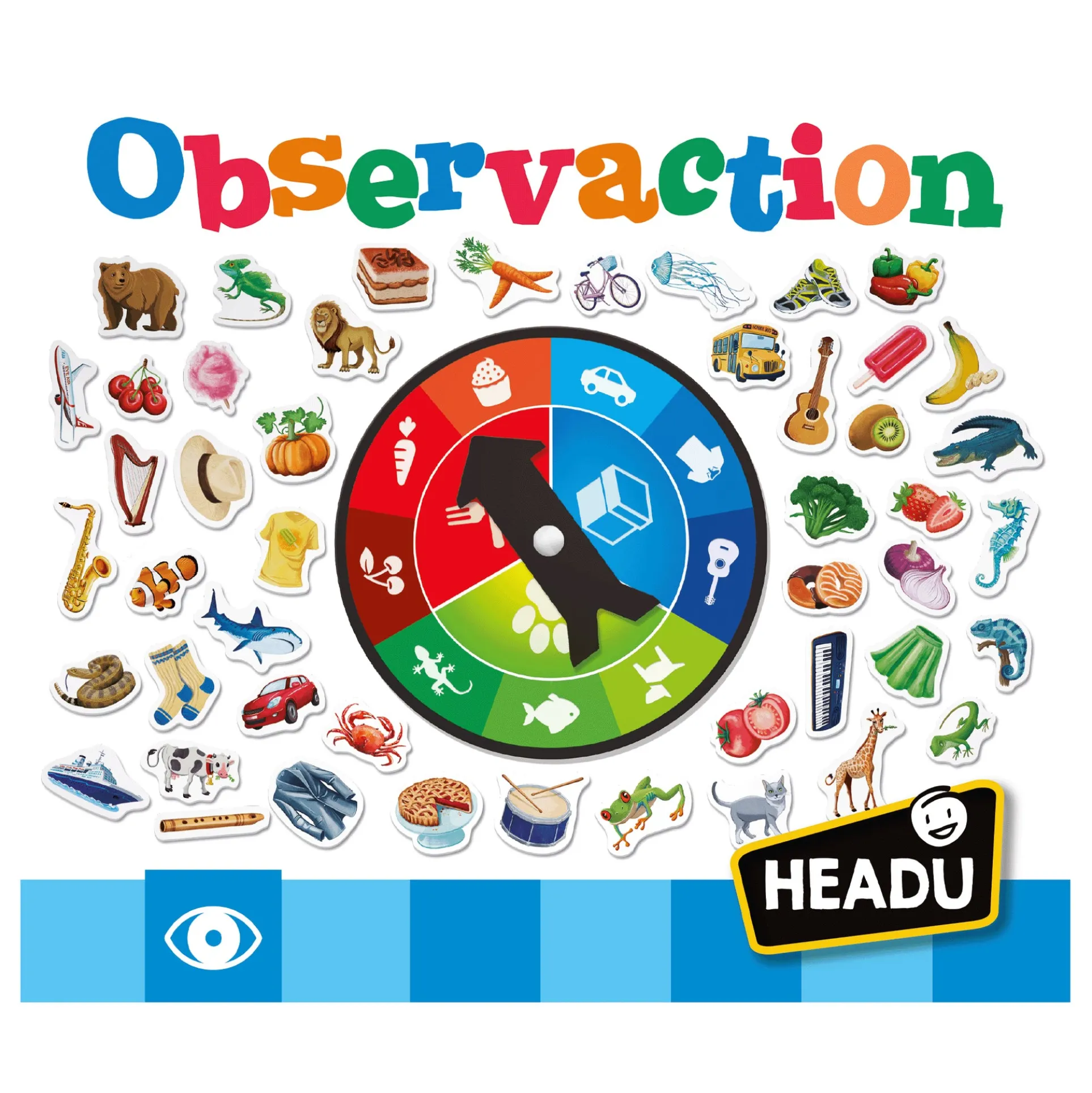 Headu Observaction - Color Clash Spin & Spot Game