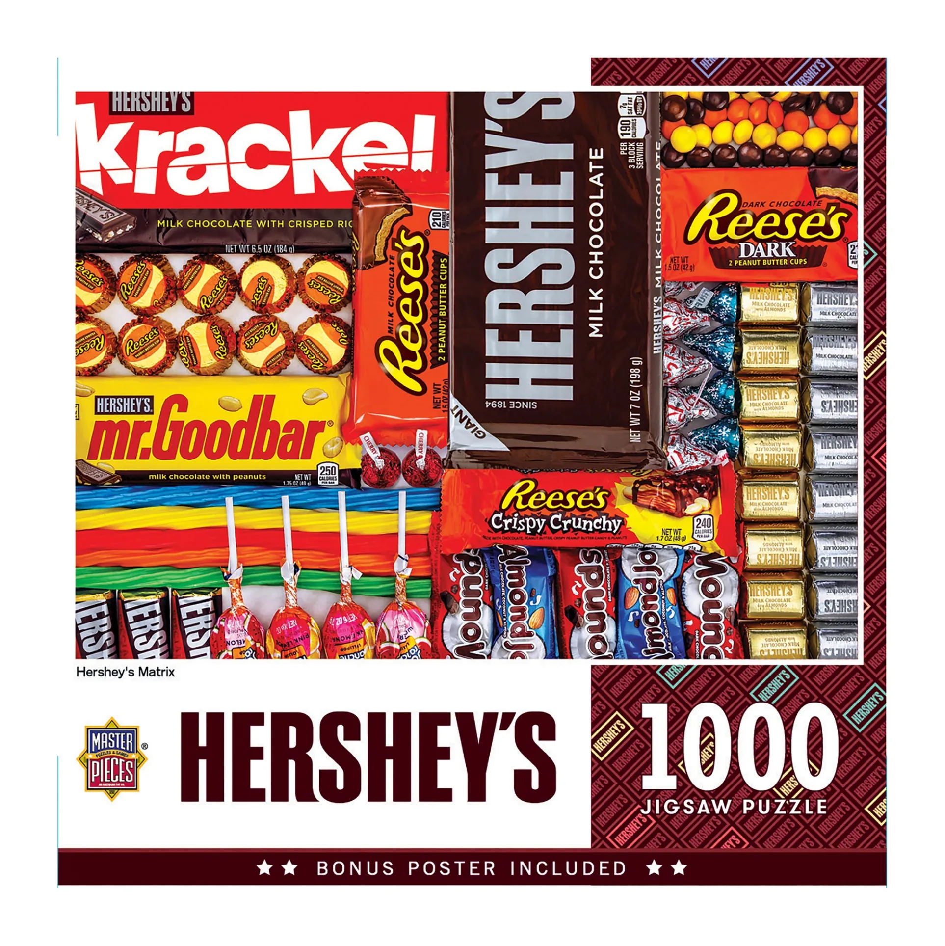 Hershey's Chocolate Lovers 1000-Piece Jigsaw Puzzle