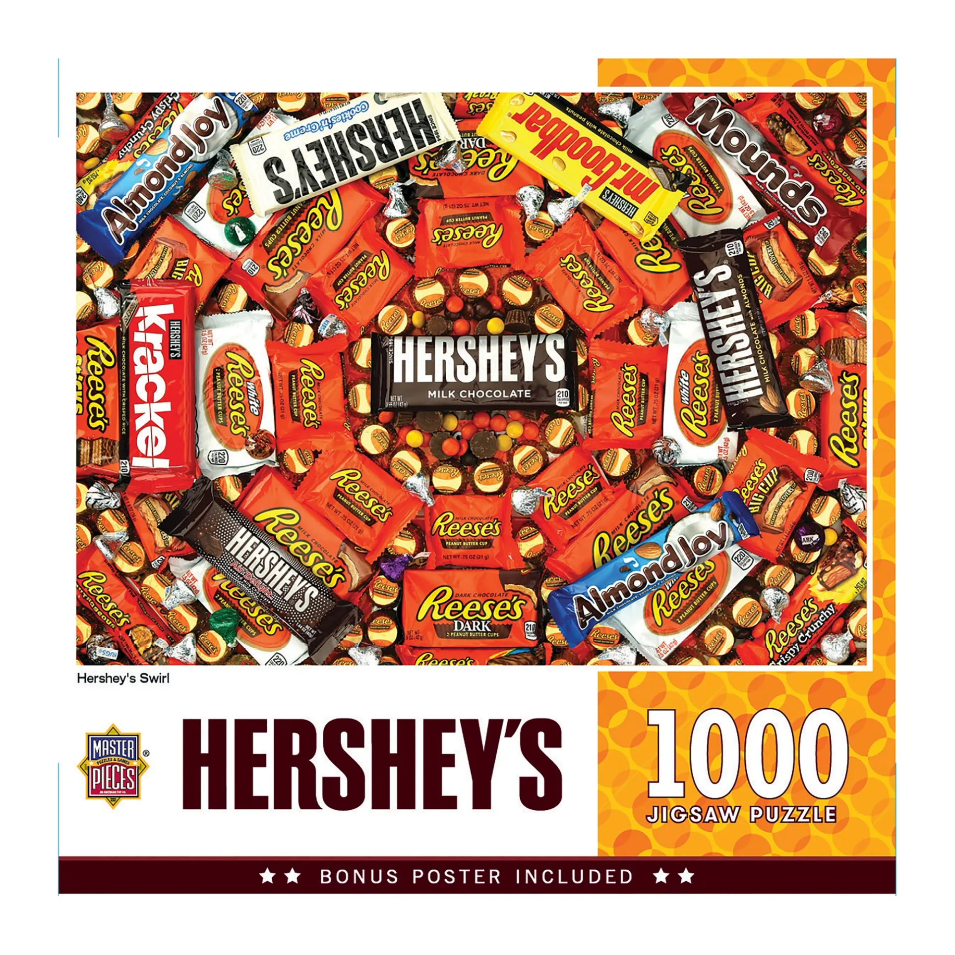 Hershey's Swirl Chocolate Collage Jigsaw Puzzle - 1000 pc