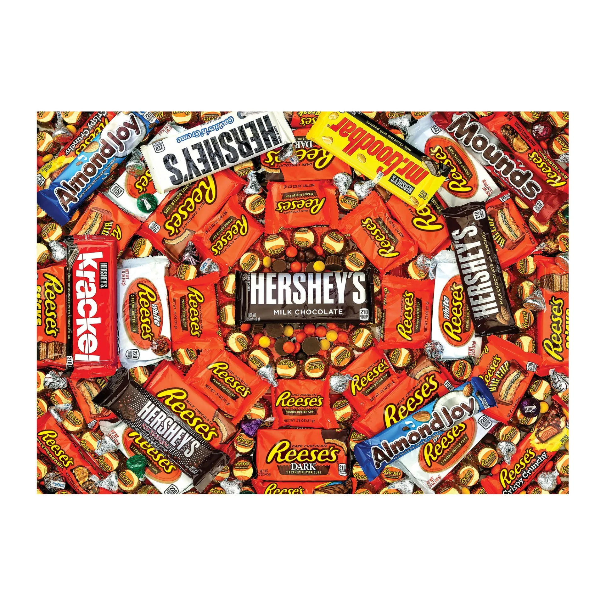 Hershey's Swirl Chocolate Collage Jigsaw Puzzle - 1000 pc