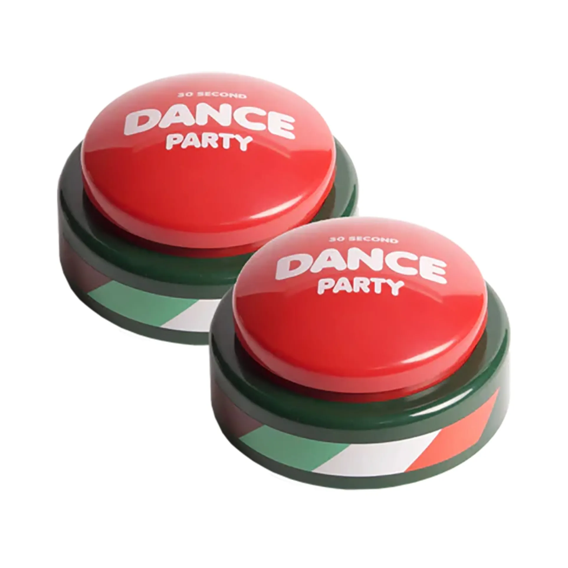 Holiday Blast 30-Second Dance Party Button, 2-Pack