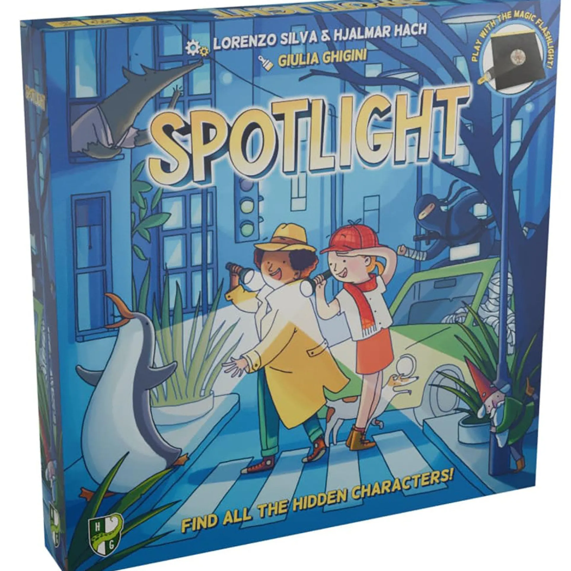 Horrible Guild Spotlight: Magical Flashlight Family Board Game, Ages 6+