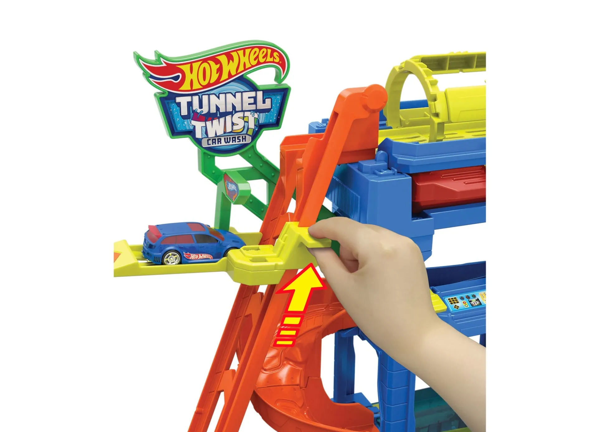 Hot Wheels City Tunnel Twist Car Wash Color Shifters Playset