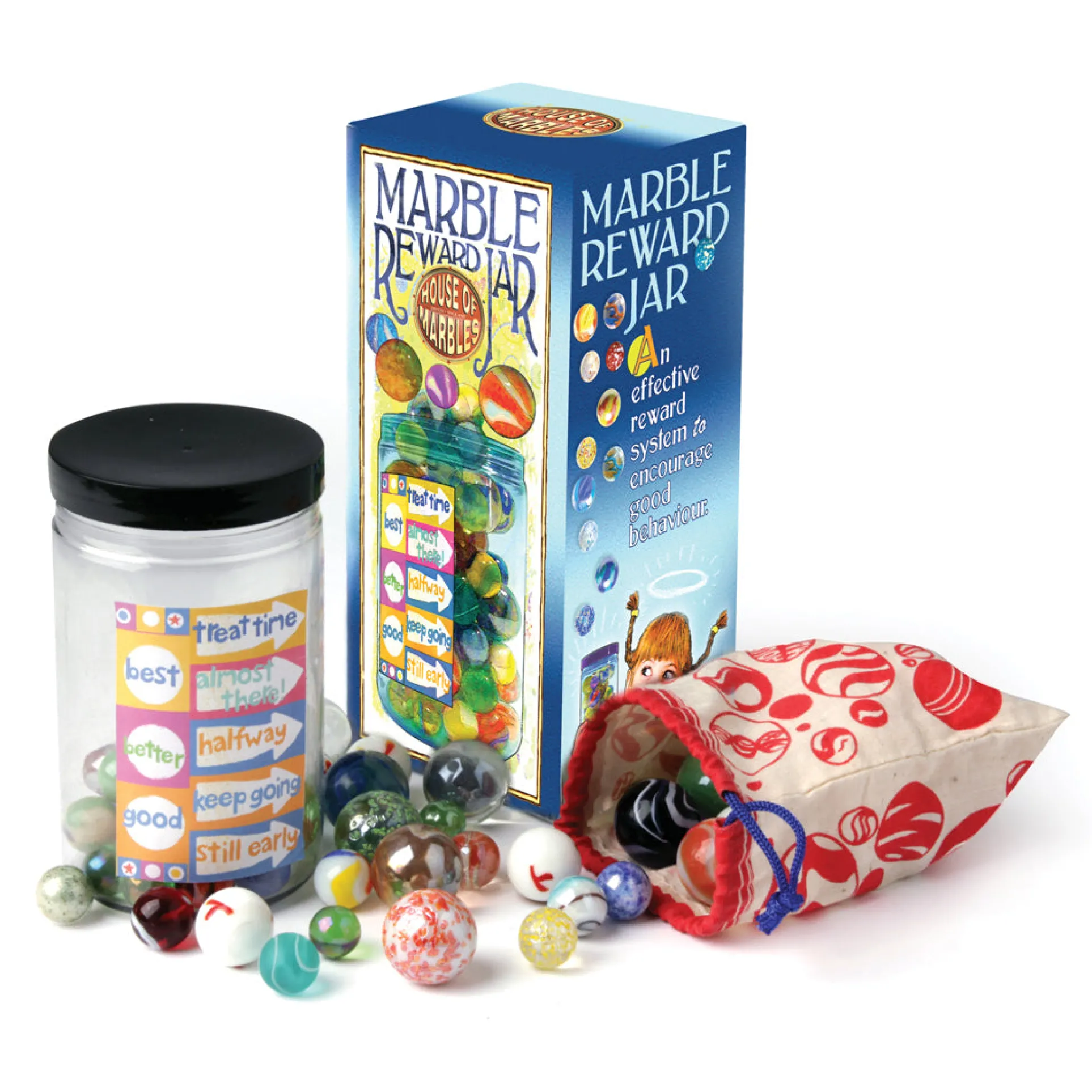 House of Marbles Marble Reward Jar - Interactive Counting Toy