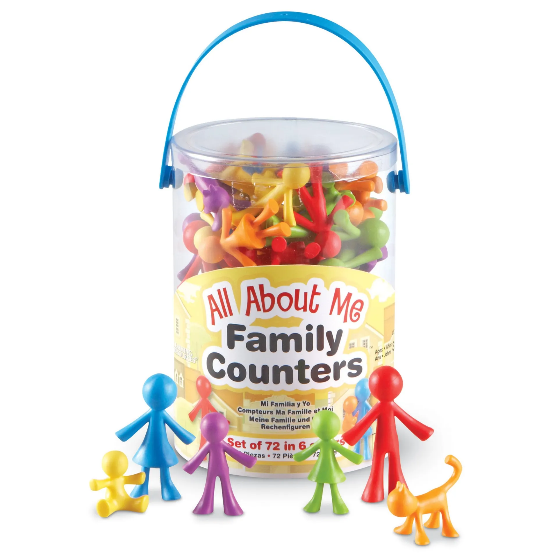 Learning Resources All About Me Family Counters - Colorful Set of 72