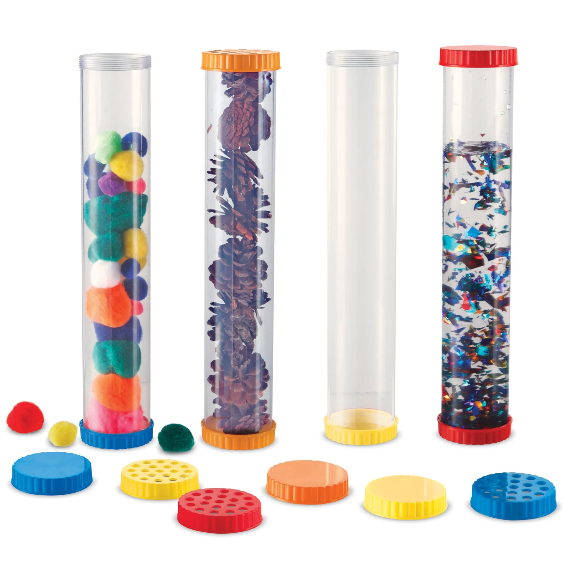 Learning Resources Primary Science Sensory Tubes - Colorful Exploration Set of 4