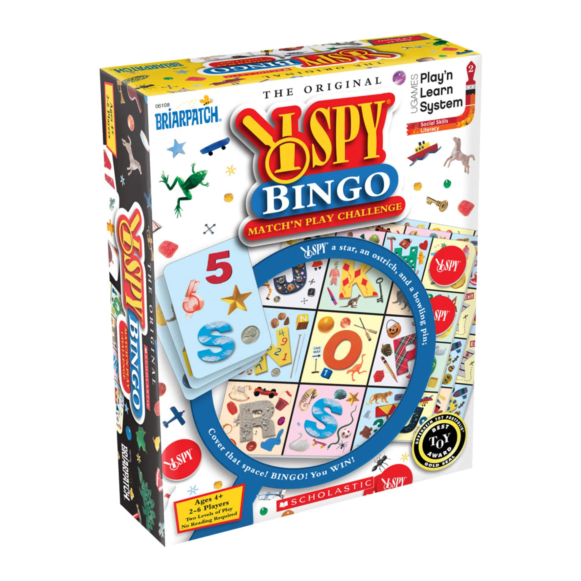 I Spy Bingo Match & Play Challenge Board Game by Briarpatch