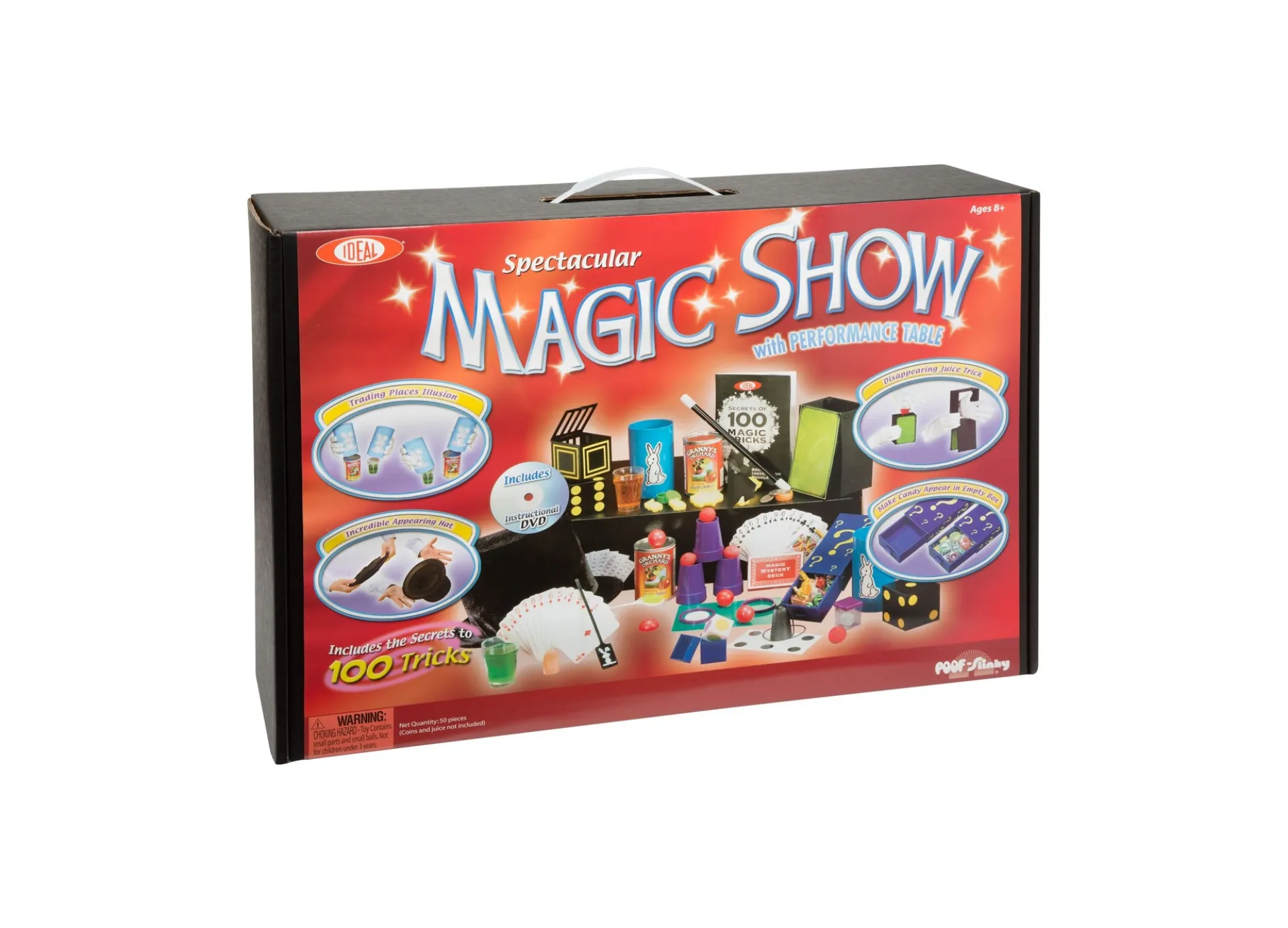 Ideal Magic Spectacular Magic Suitcase 100-Trick Set