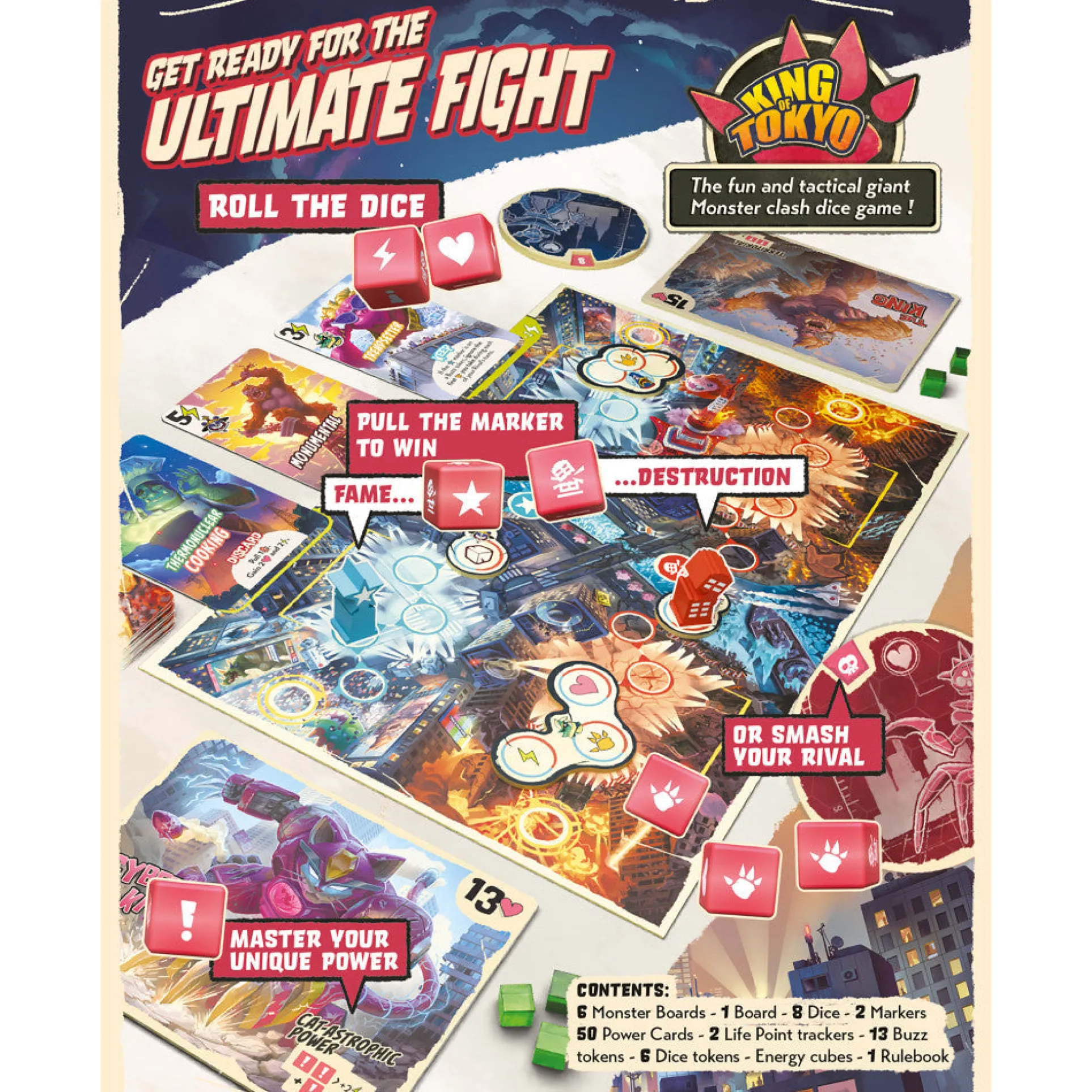 IELLO King of Tokyo: Duel - Epic Monster Showdown Board Game