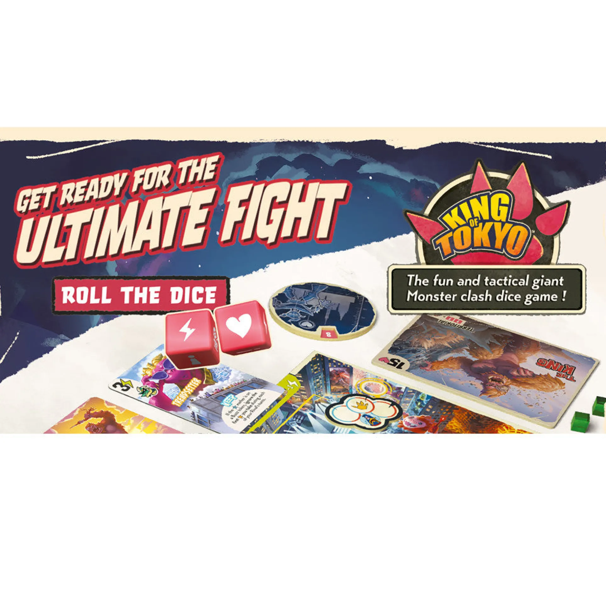 IELLO King of Tokyo: Duel - Epic Monster Showdown Board Game