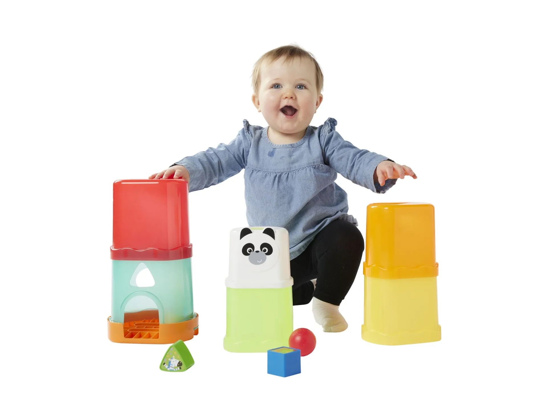 Imaginarium Drop and Roll Stacking Cups for Playful Learning