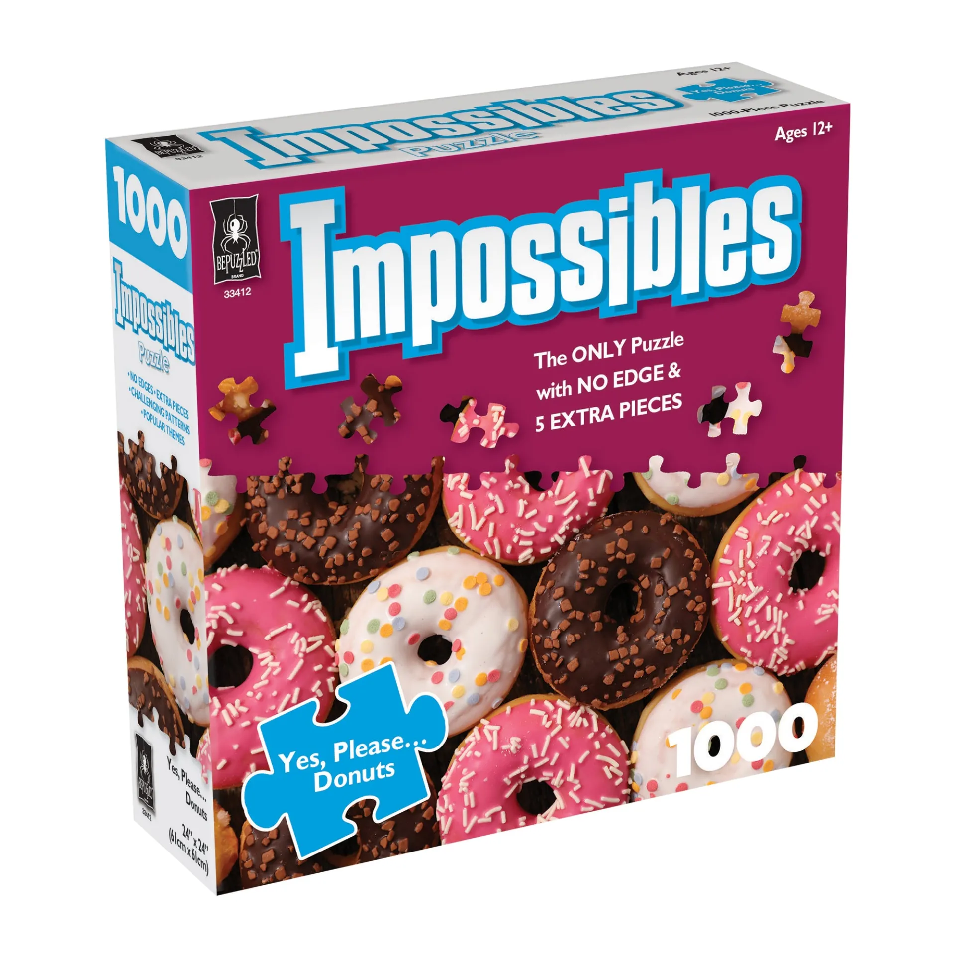 Impossibles Jigsaw Puzzle - Yes, Please Donuts - 1000 pc
