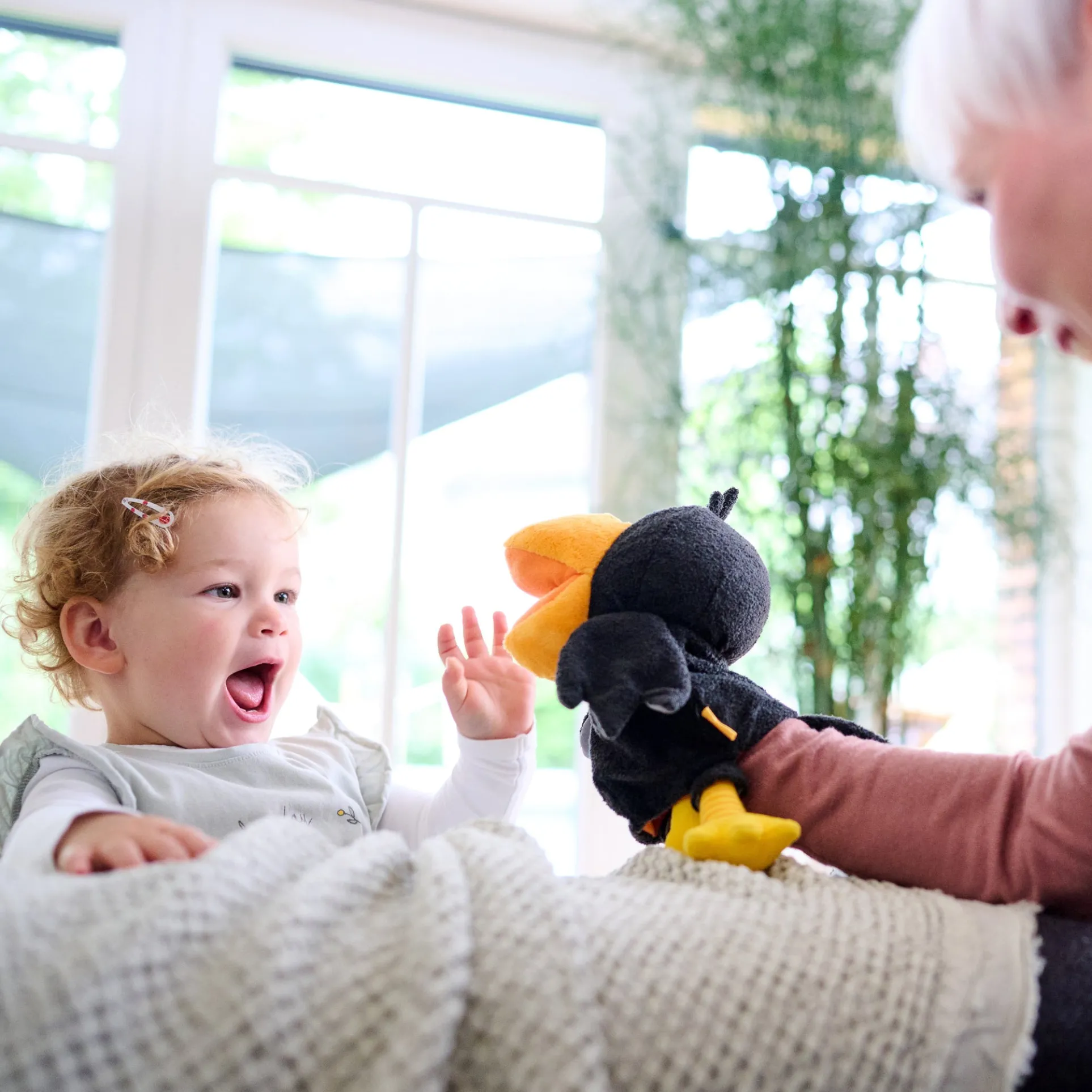 HABA Theo the Raven Interactive Glove Puppet
