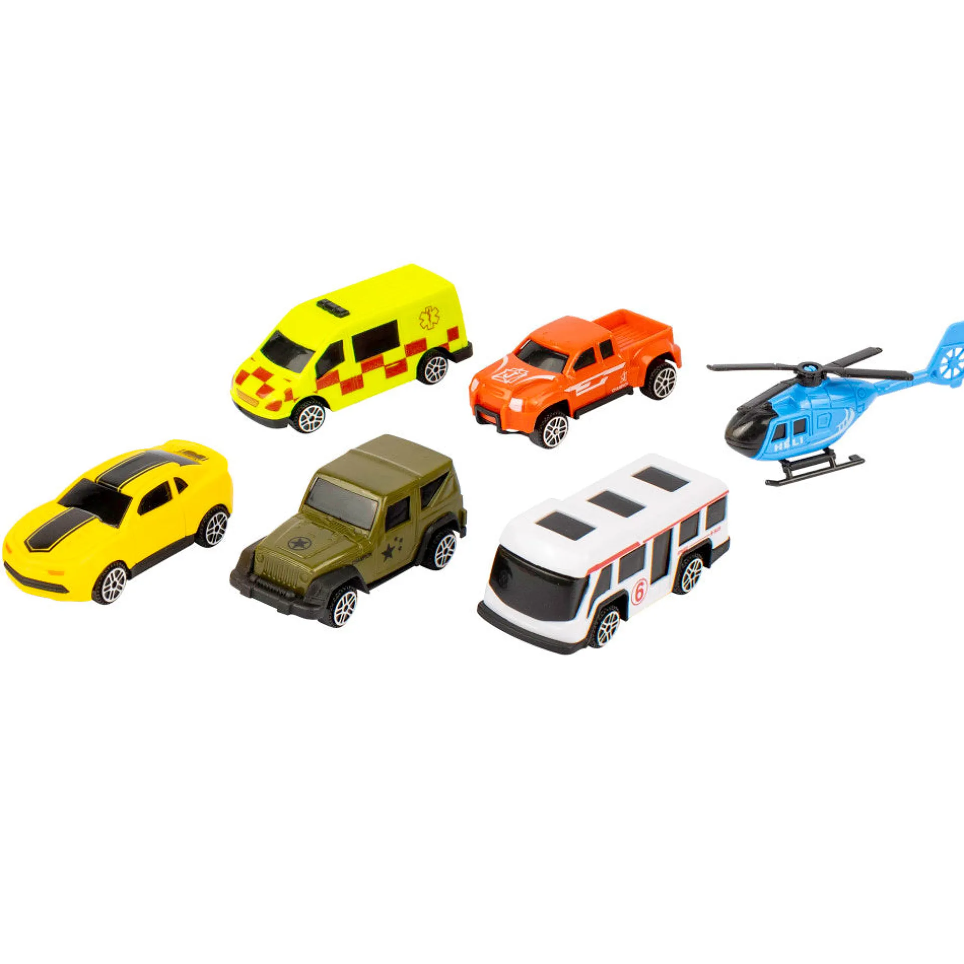 Mighty Motors Blue Heavy Hauler Truck Carry Case with Die-Cast Vehicles