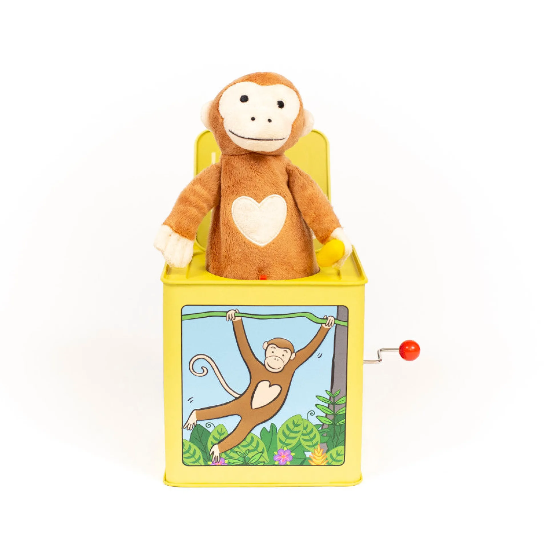 Jack The Monkey Musical Tin Jack In The Box Toy