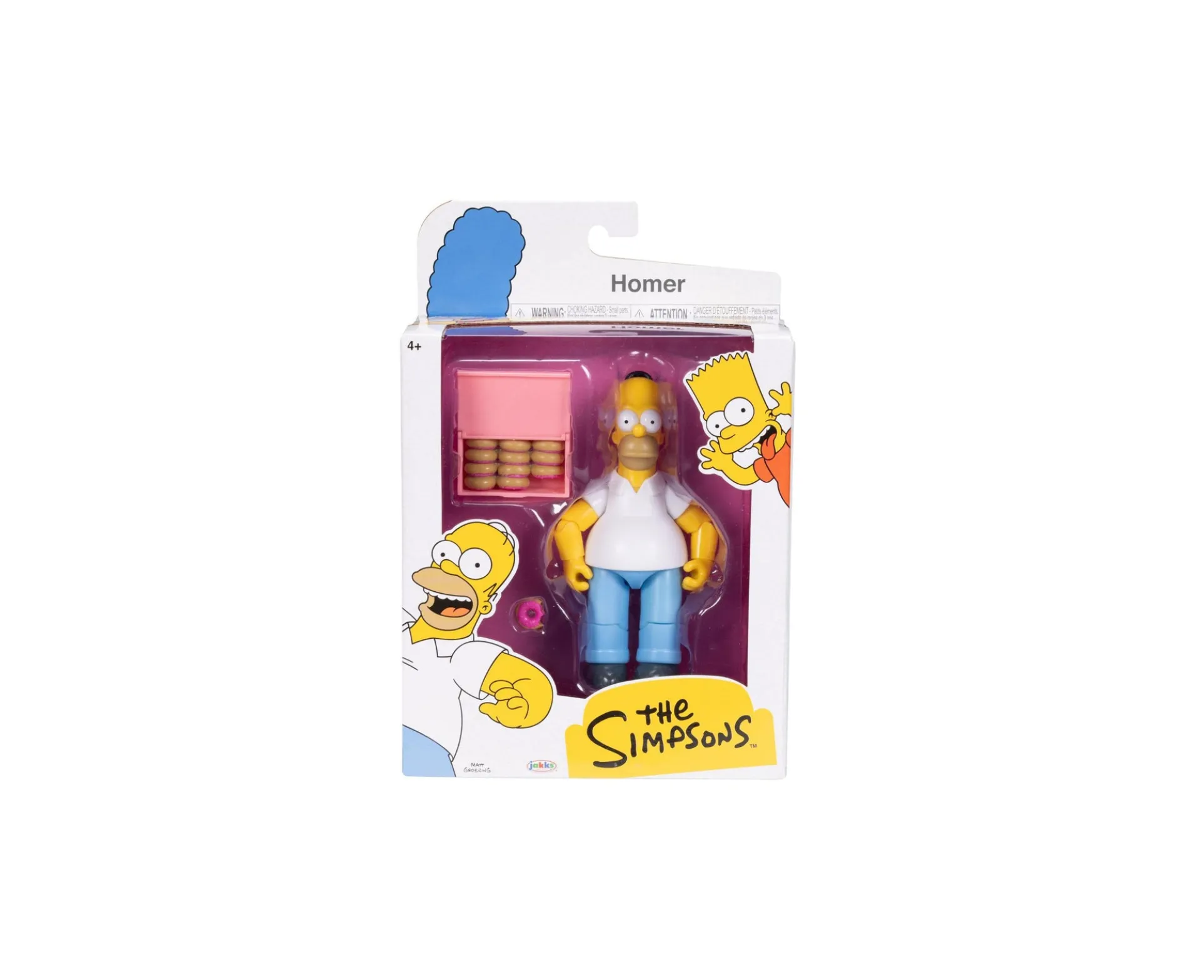 JAKKS Pacific The Simpsons 5-inch Scale Collectible Homer Simpson Action Figure