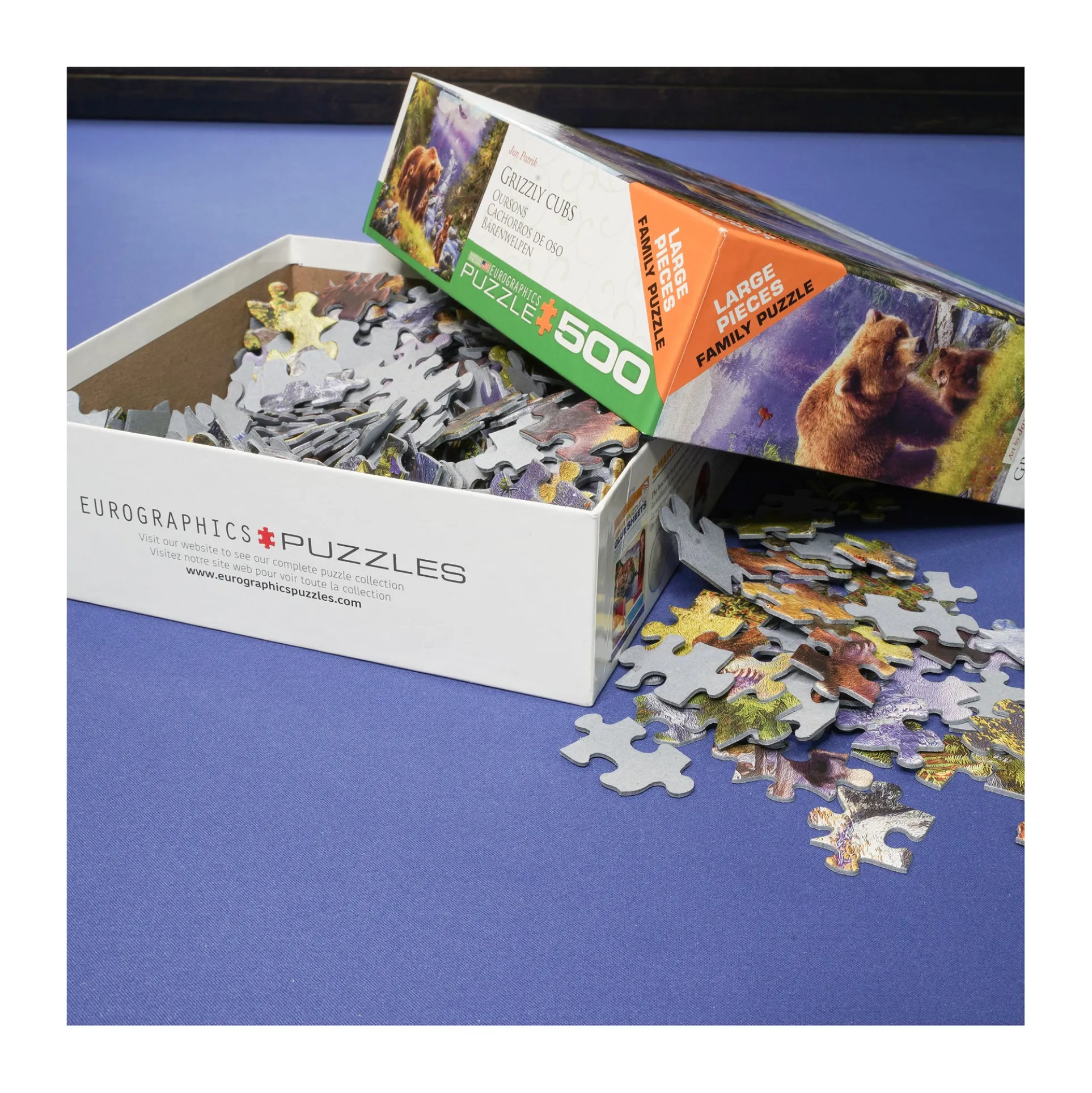 Jan Patrik Enchanted Forest Grizzly Cubs Jigsaw Puzzle - 500 pcs