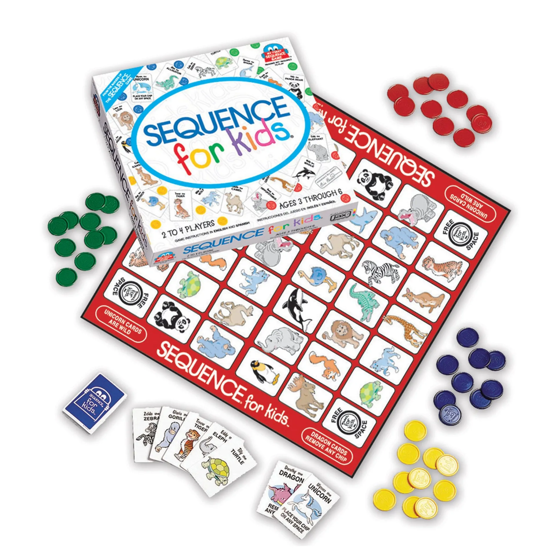 JAX Ltd. Sequence for Kids Board Game