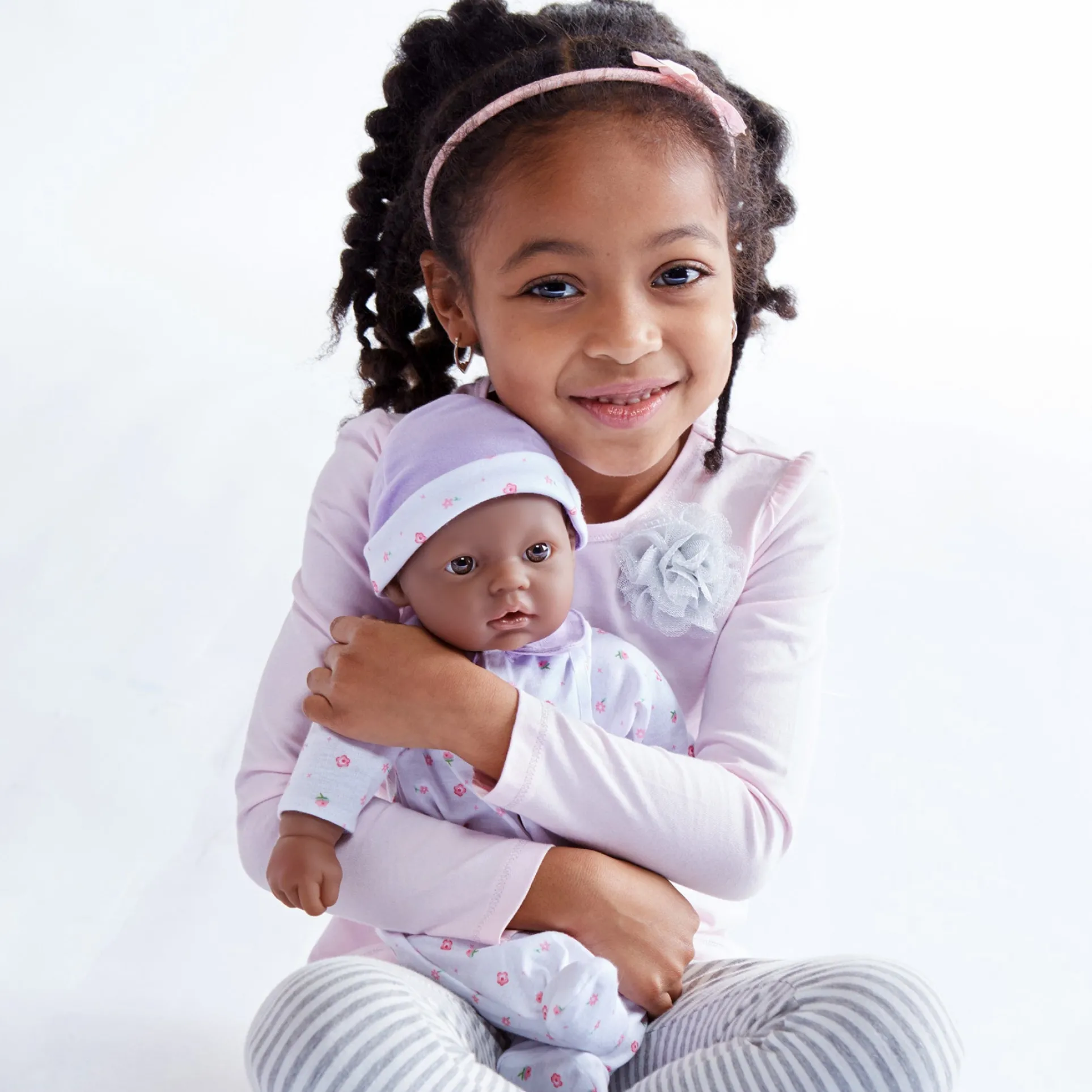 JC Toys 11 inch La Baby Soft Doll - Bright Sparkling Eyes