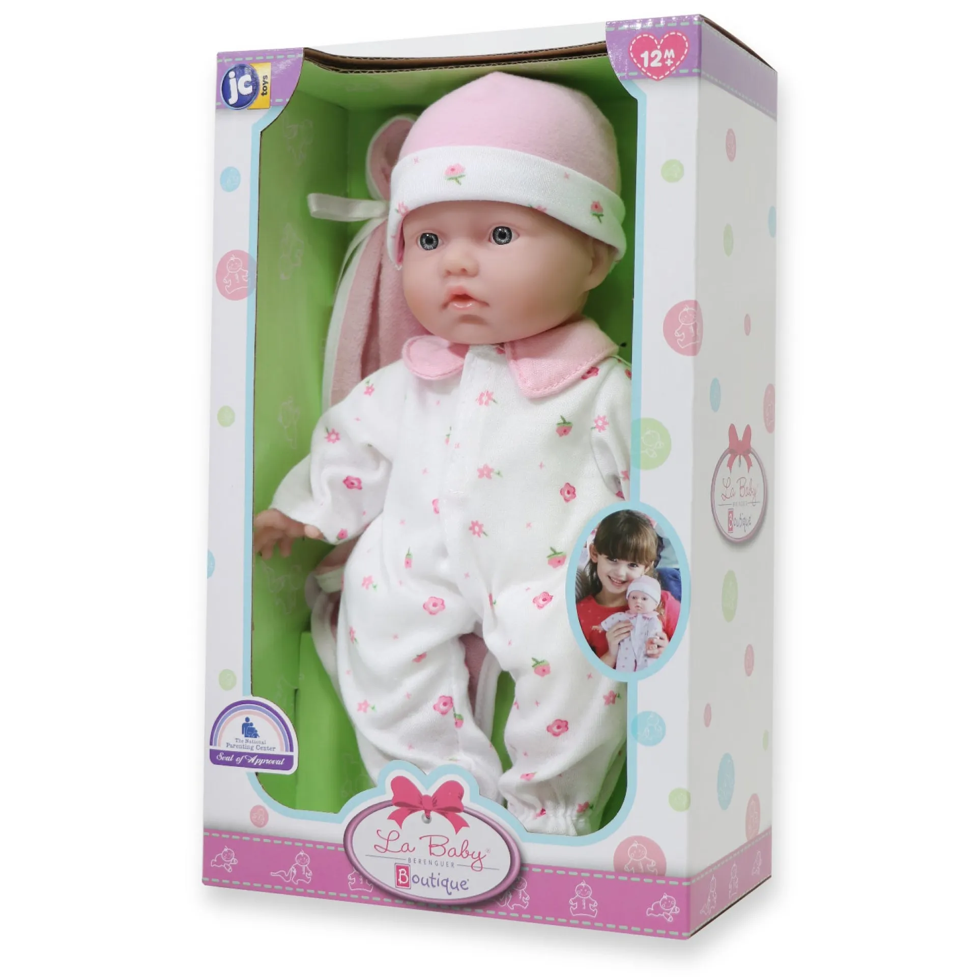 JC Toys La Baby Soft 11-inch Doll - Bright Blue Eyes