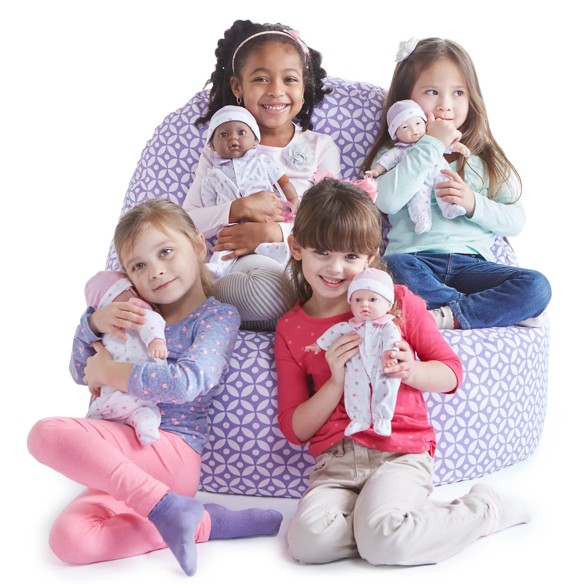 JC Toys La Baby Soft 11-inch Doll - Bright Blue Eyes