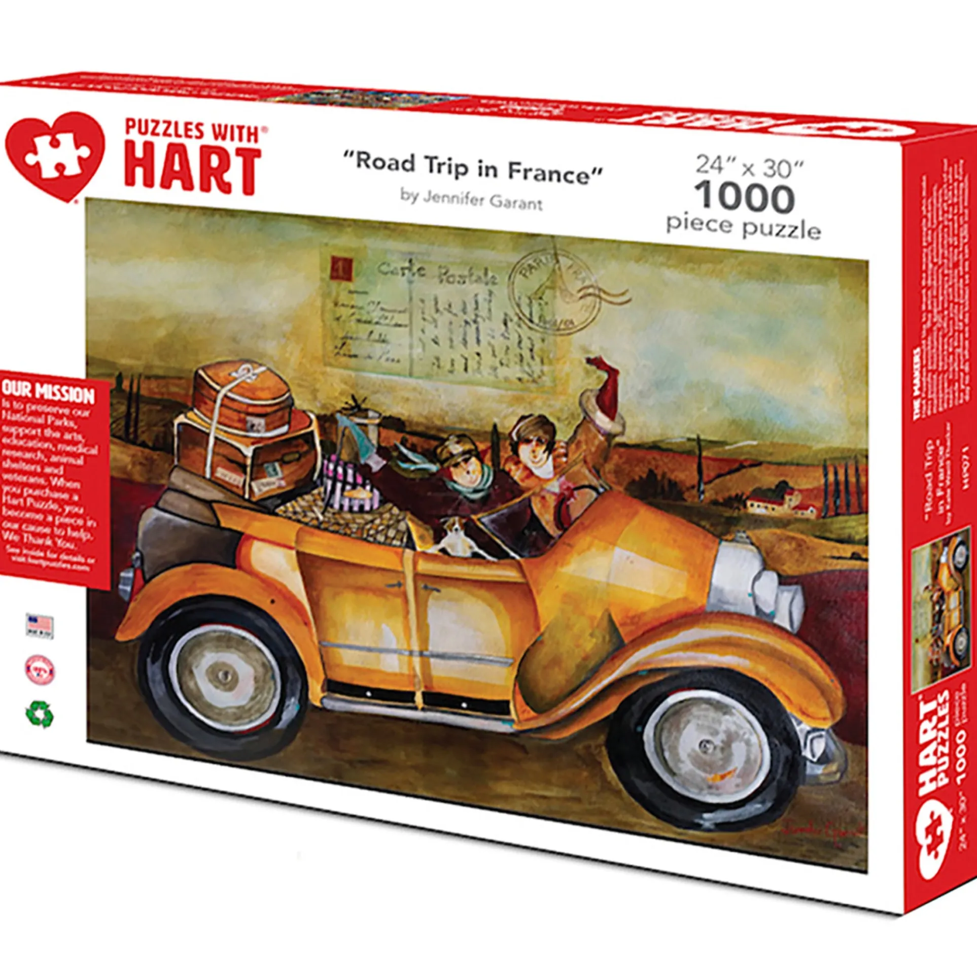 Jennifer Garant Road Trip in France 1000-Piece Premium Puzzle