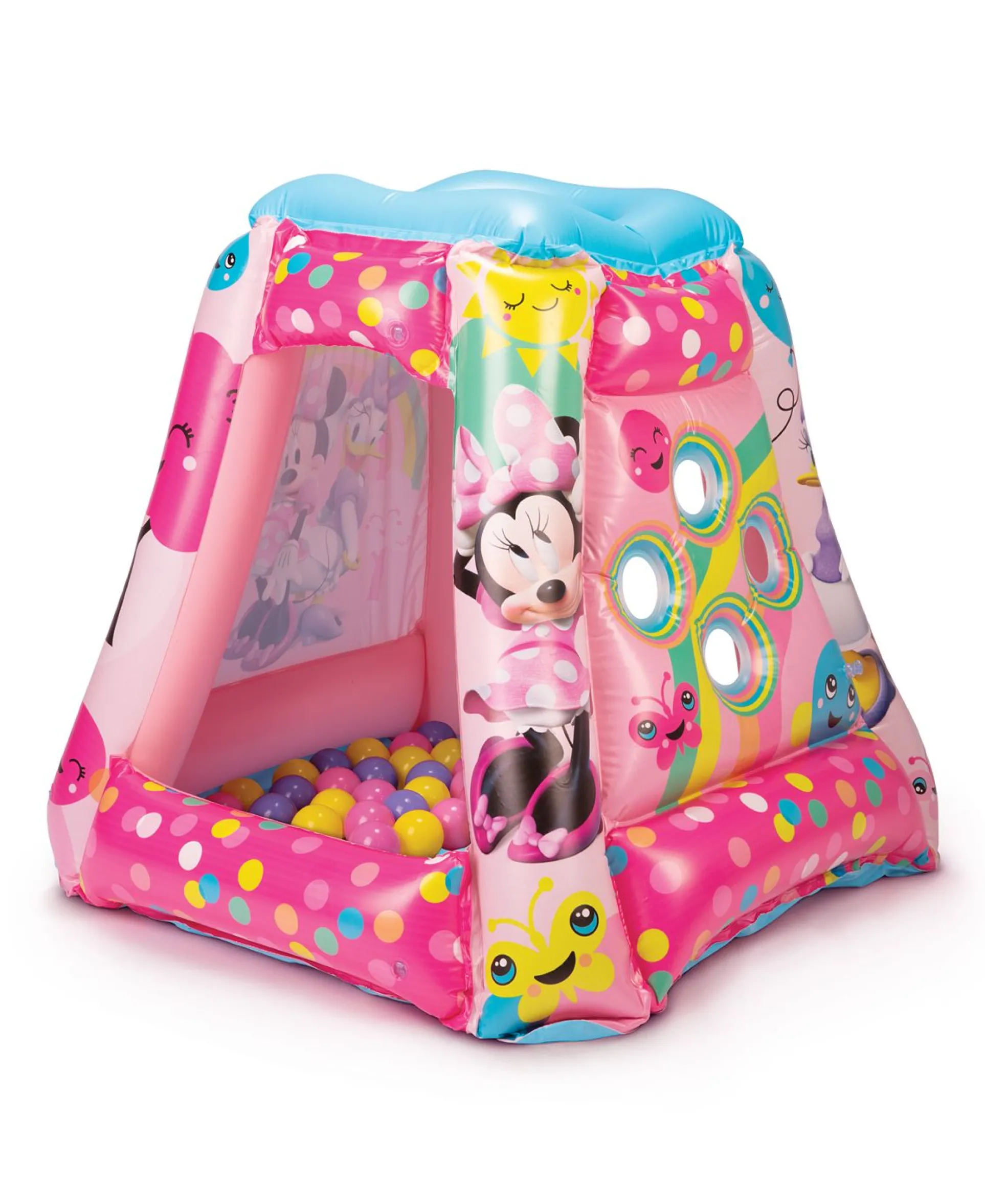 Minnie Mouse Inflatable Playland with 20 Soft Flex Balls