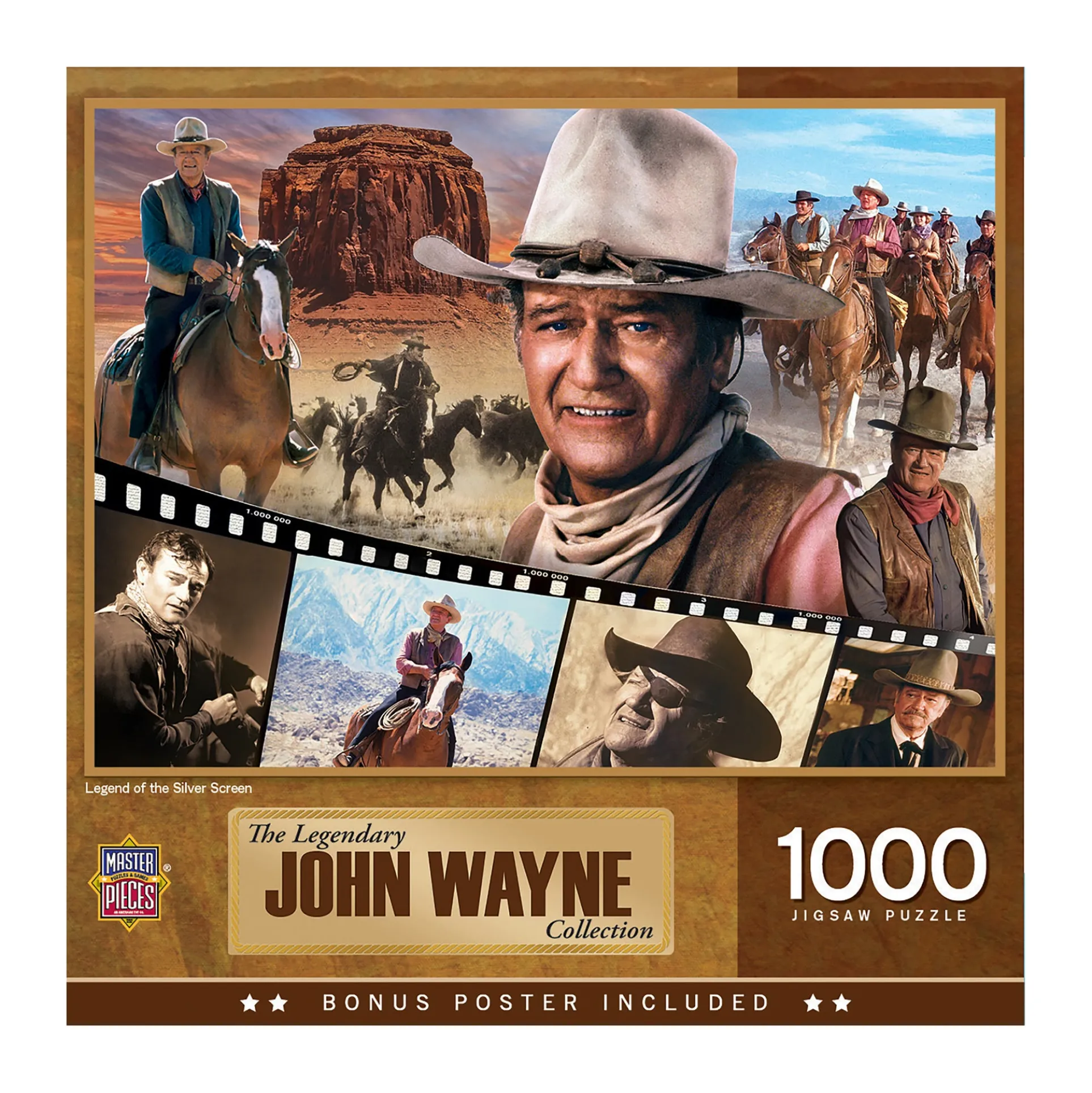 John Wayne Legend of the Silver Screen 1000-Piece Puzzle