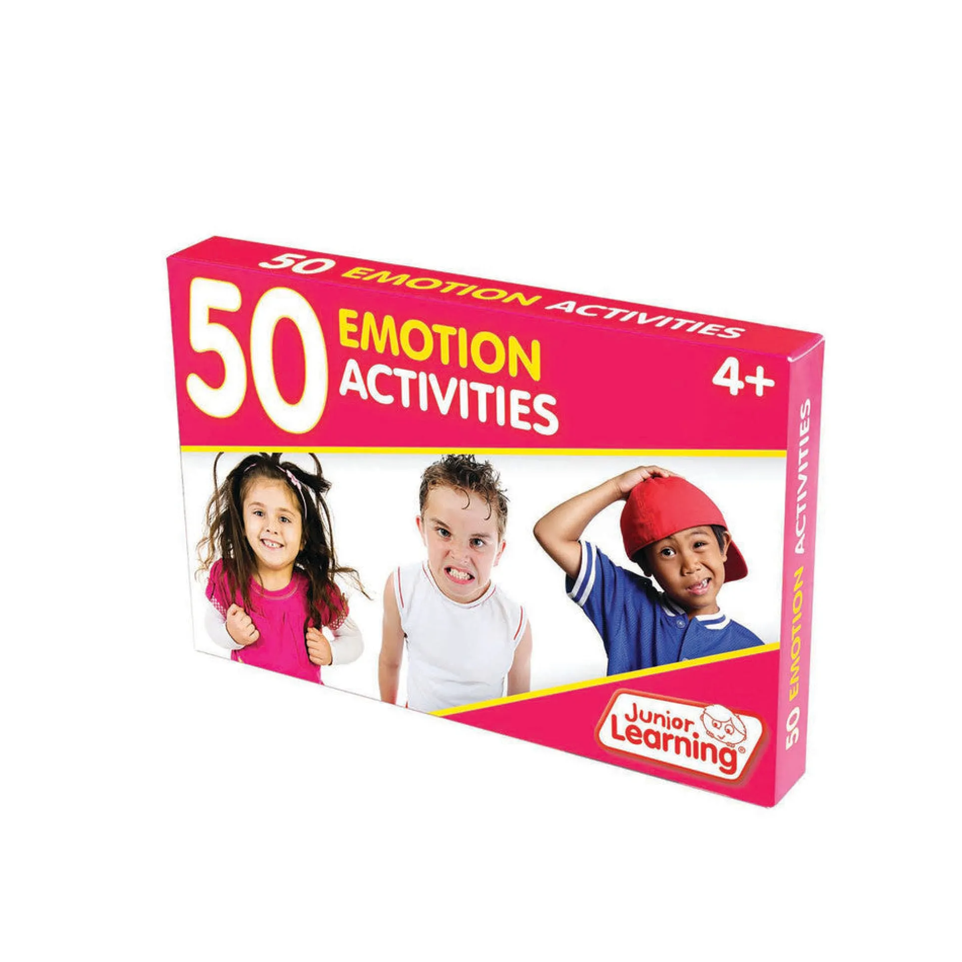 Junior Learning 50 Emotion Activities - Interactive Emotional Learning Set for Ages 4-5