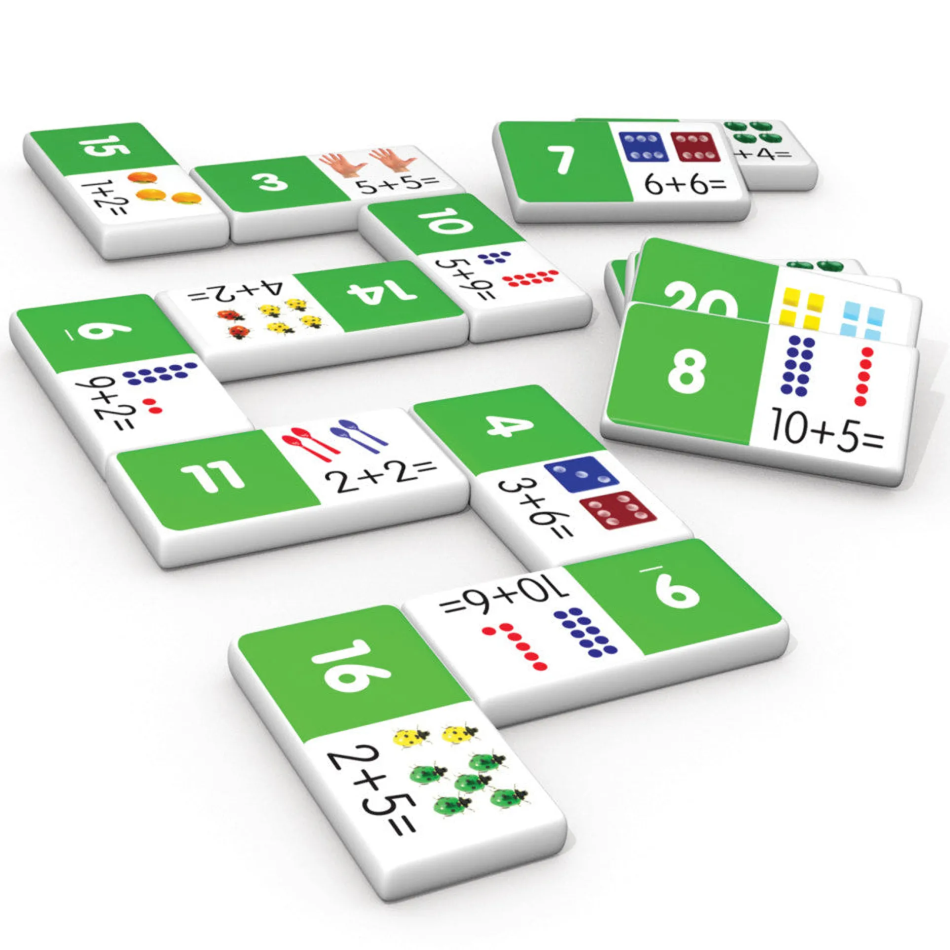 Junior Learning Addition Dominoes - Educational Matching Game