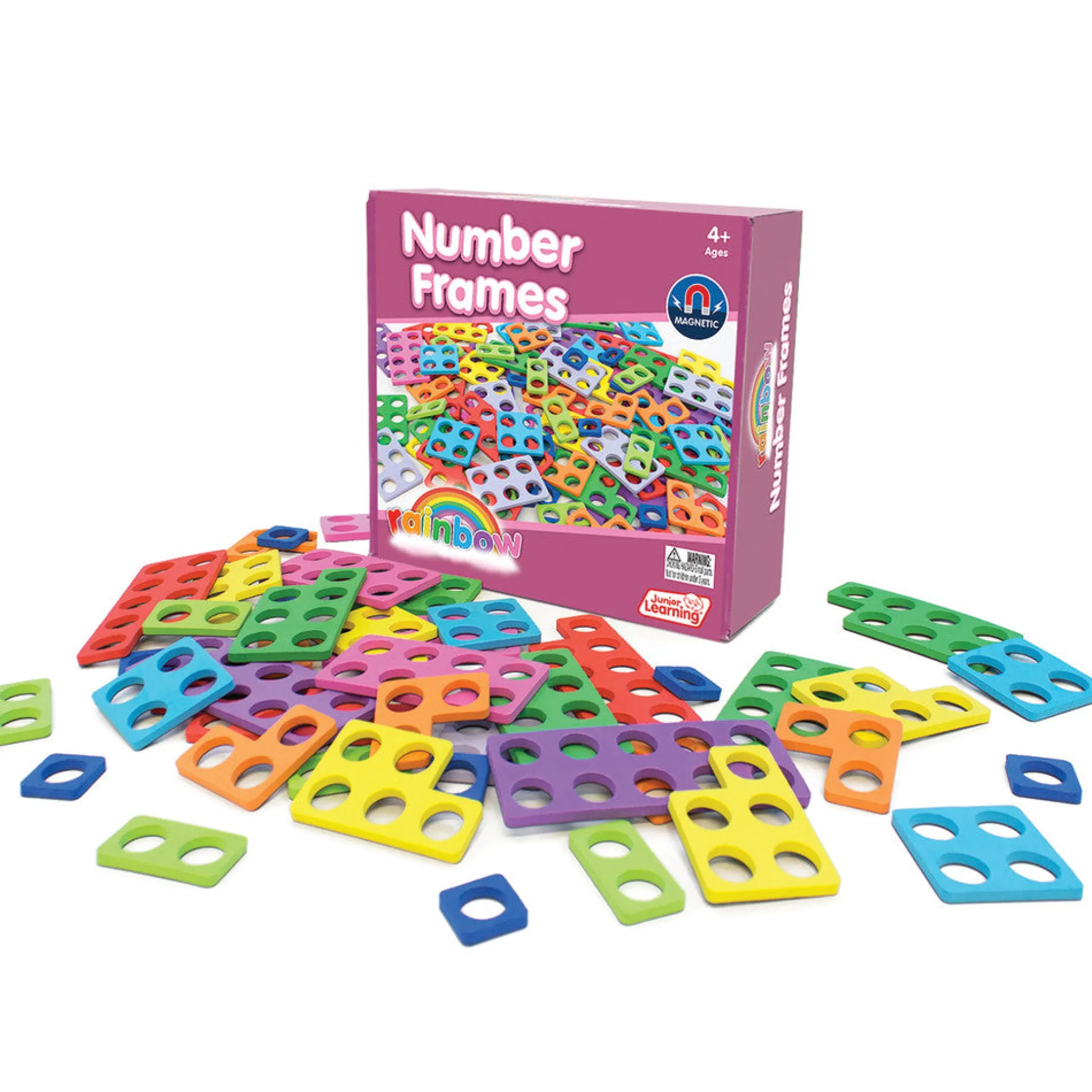 Junior Learning Food Fractions Puzzle Set - Educational Math Game