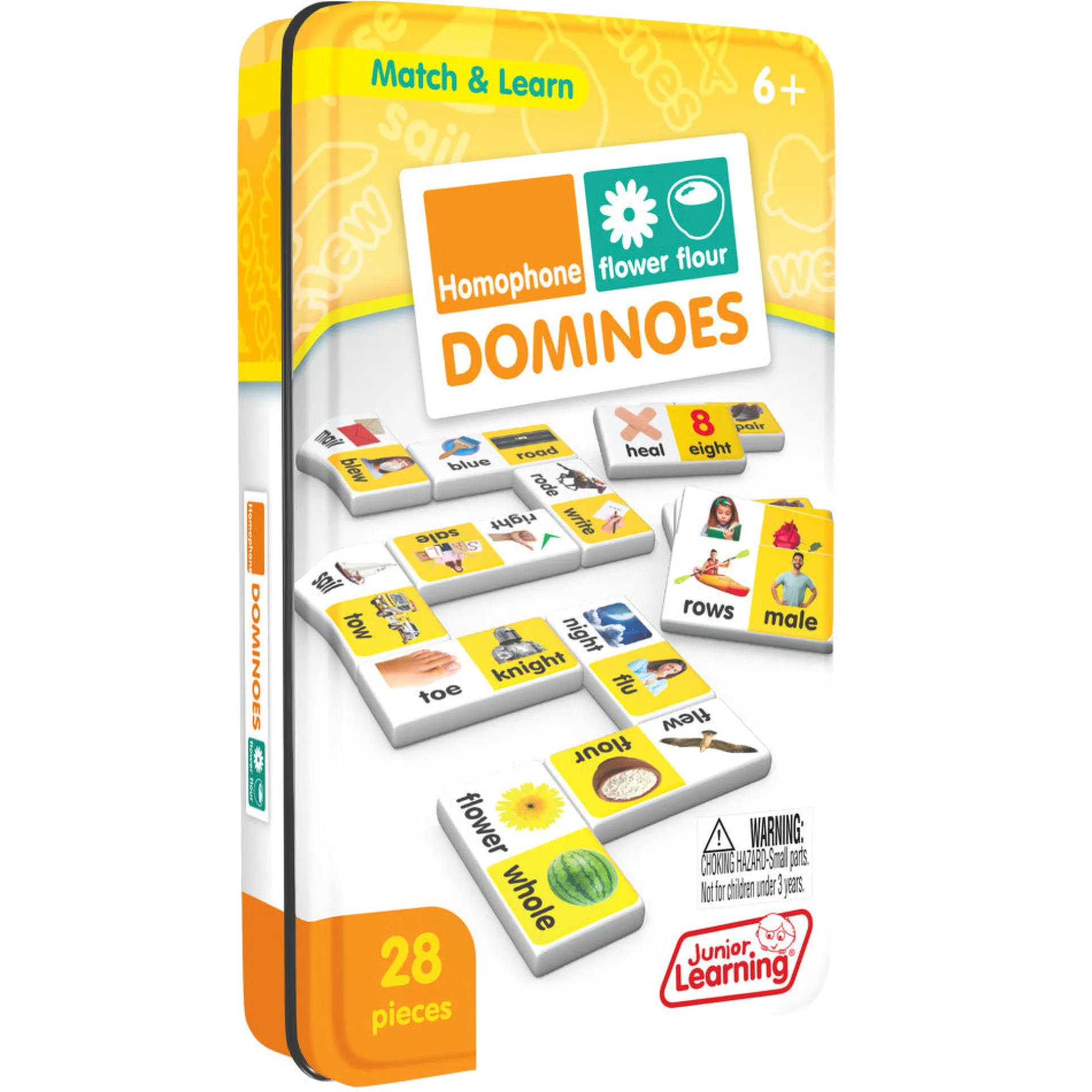 Junior Learning Homophone Dominoes - Educational Language Arts Game