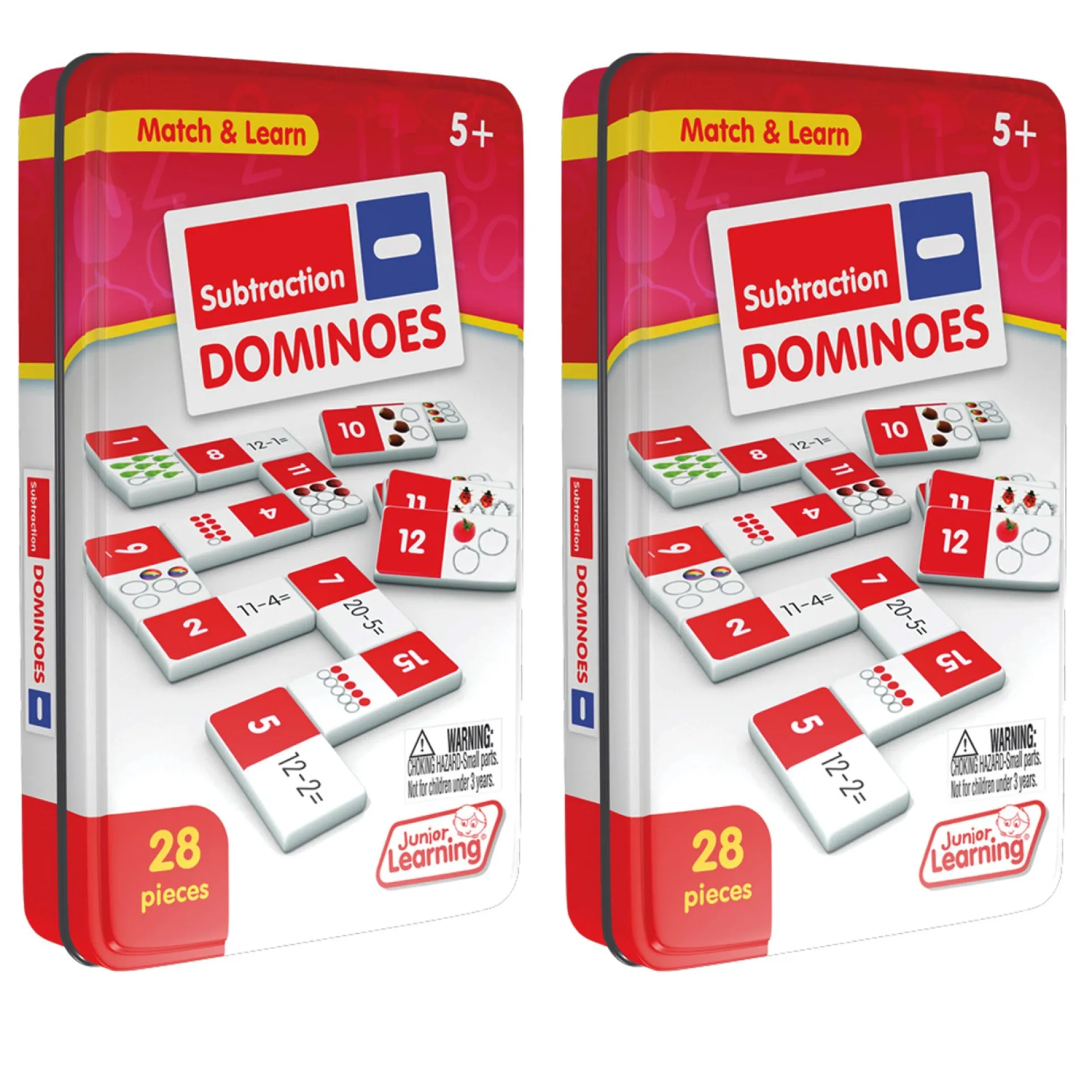 Junior Learning Subtraction Dominoes - Dual Set - Educational Math Game