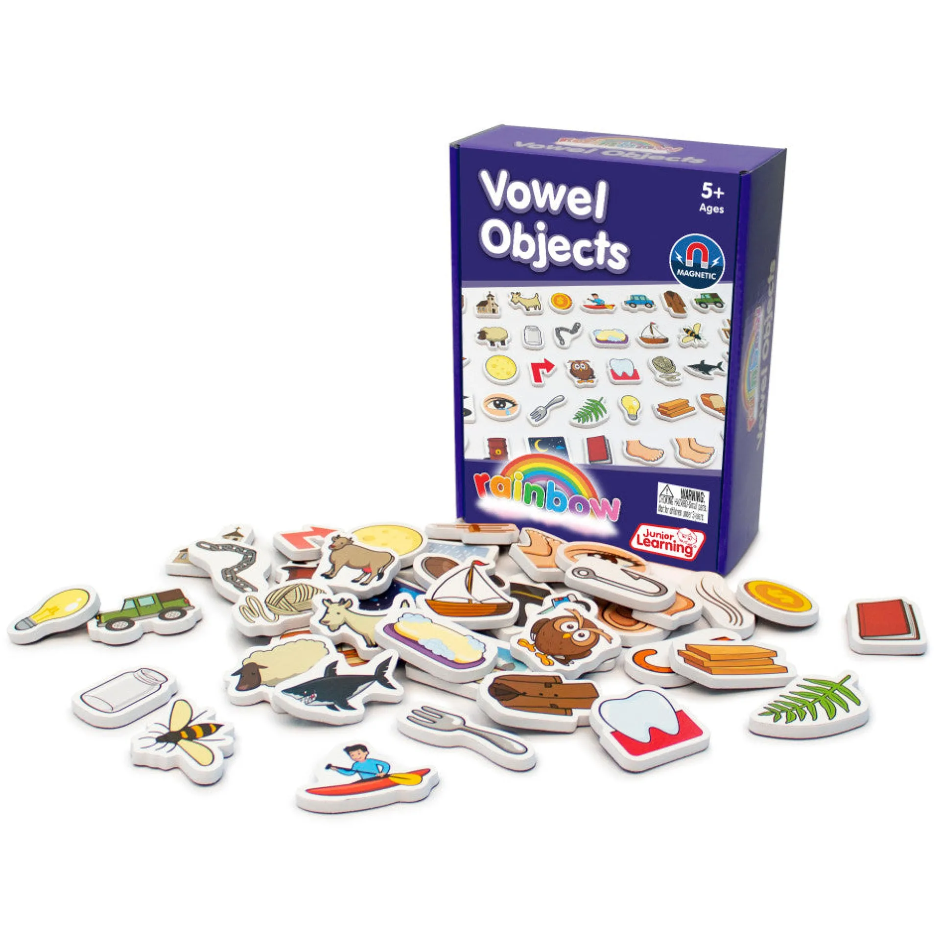 Junior Learning Vowel Objects Set - Magnetic Foam Educational Toy
