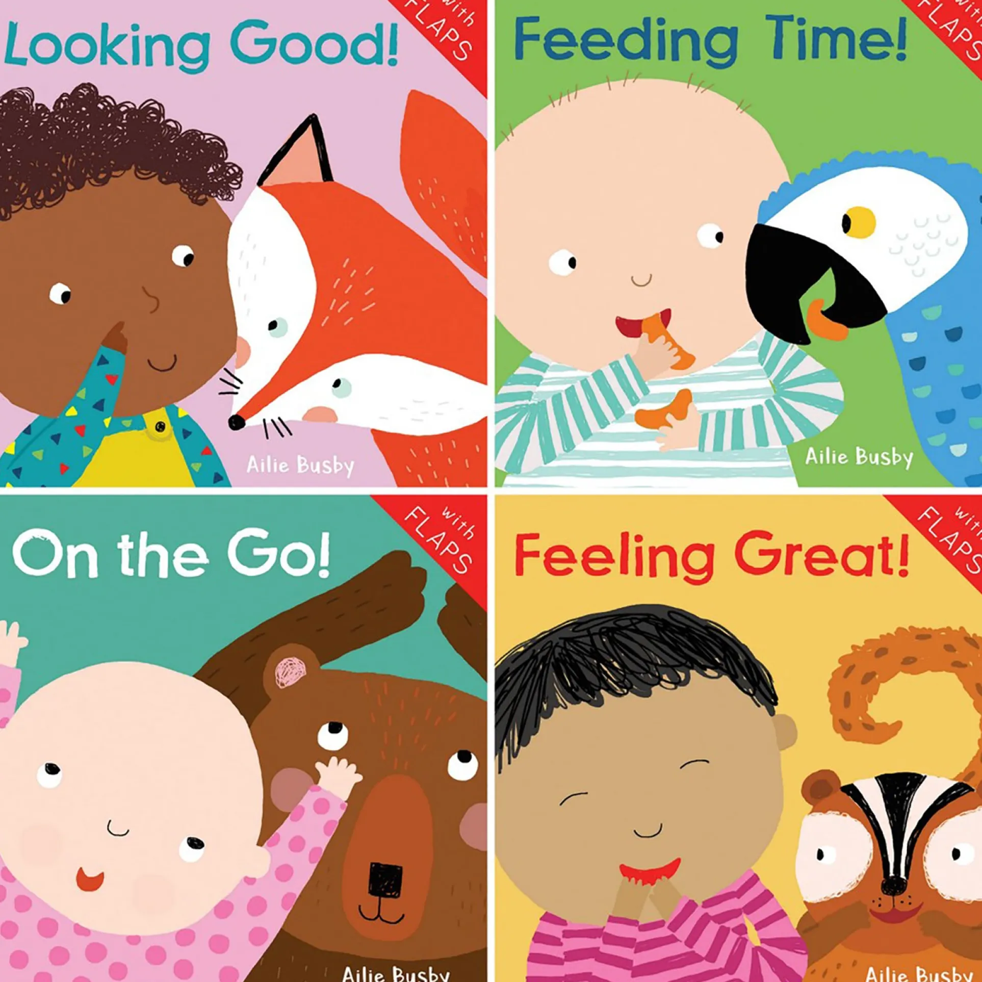 Just Like Me Emotions Explorer Board Book 4-Piece Set