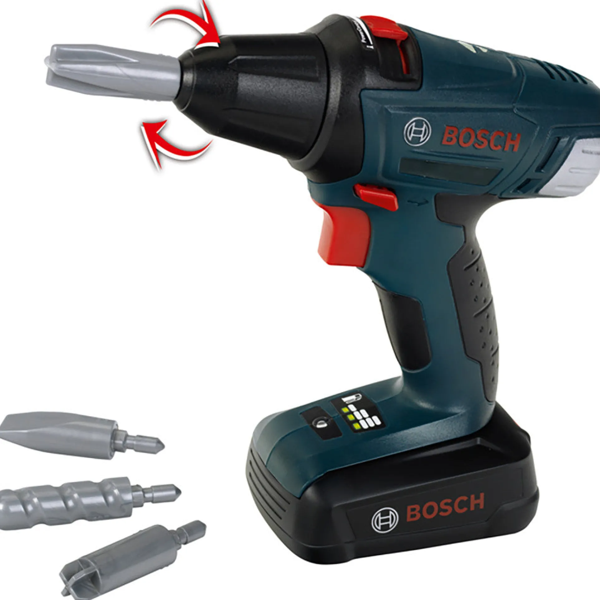 Bosch Mini 2-In-1 Cordless Drill & Screwdriver - Interactive Toy for Kids Ages 3+