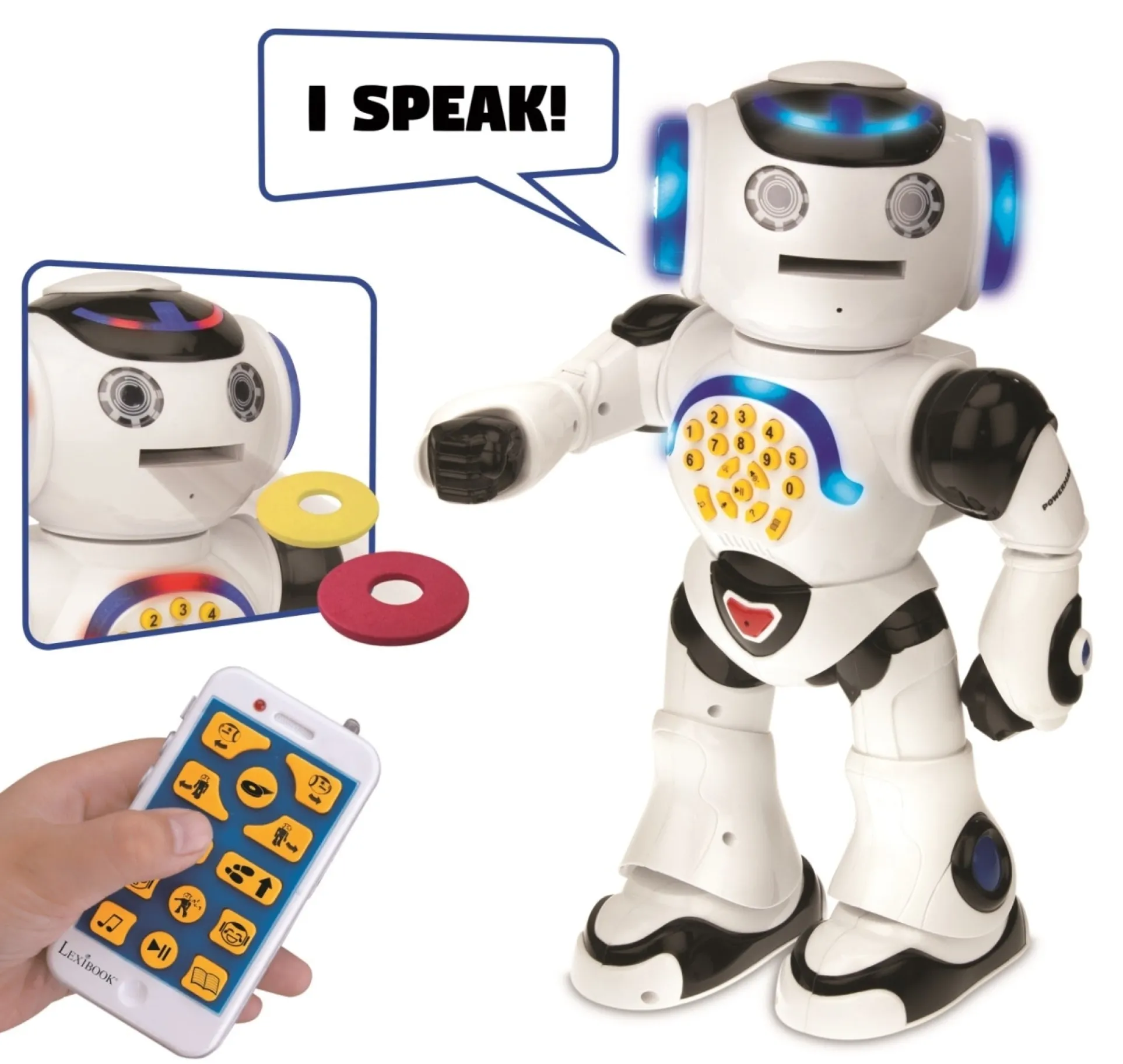 Lexibook POWERMAN Bilingual Interactive Robot with Remote Control