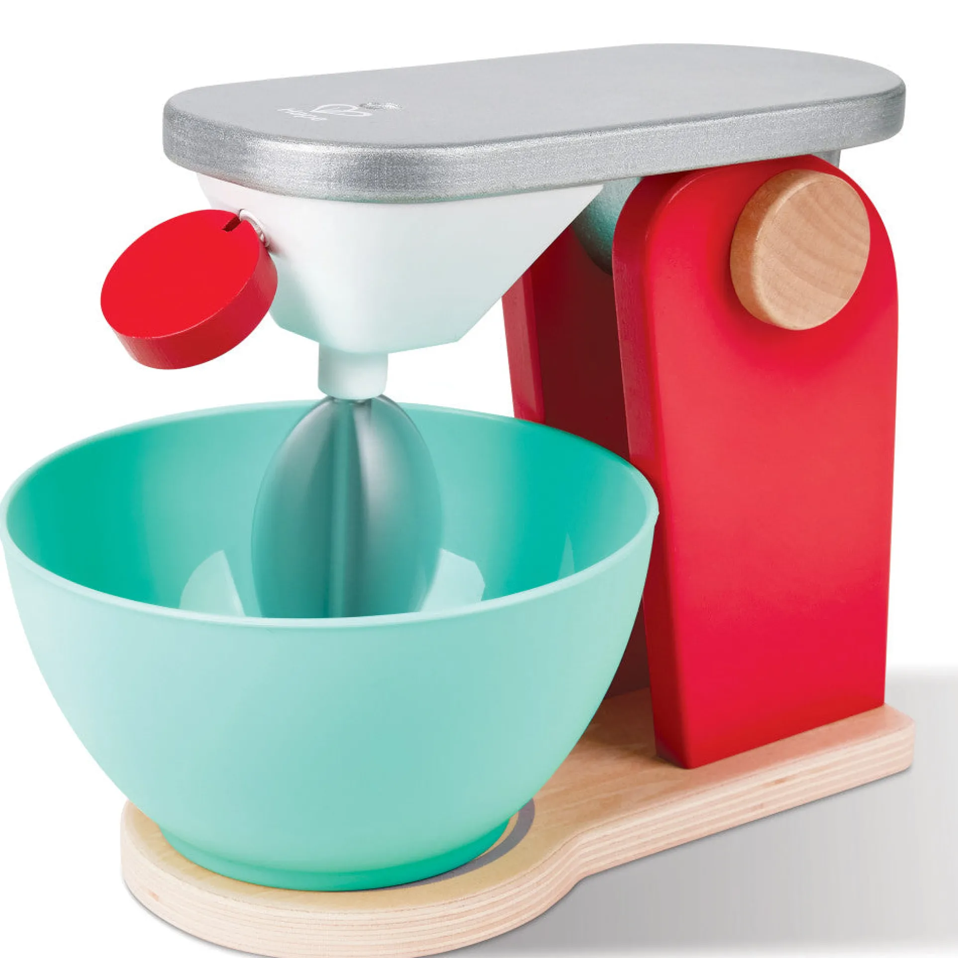 Hape Red Wooden Mix & Bake Set - Whirl & Twirl Blender Toy