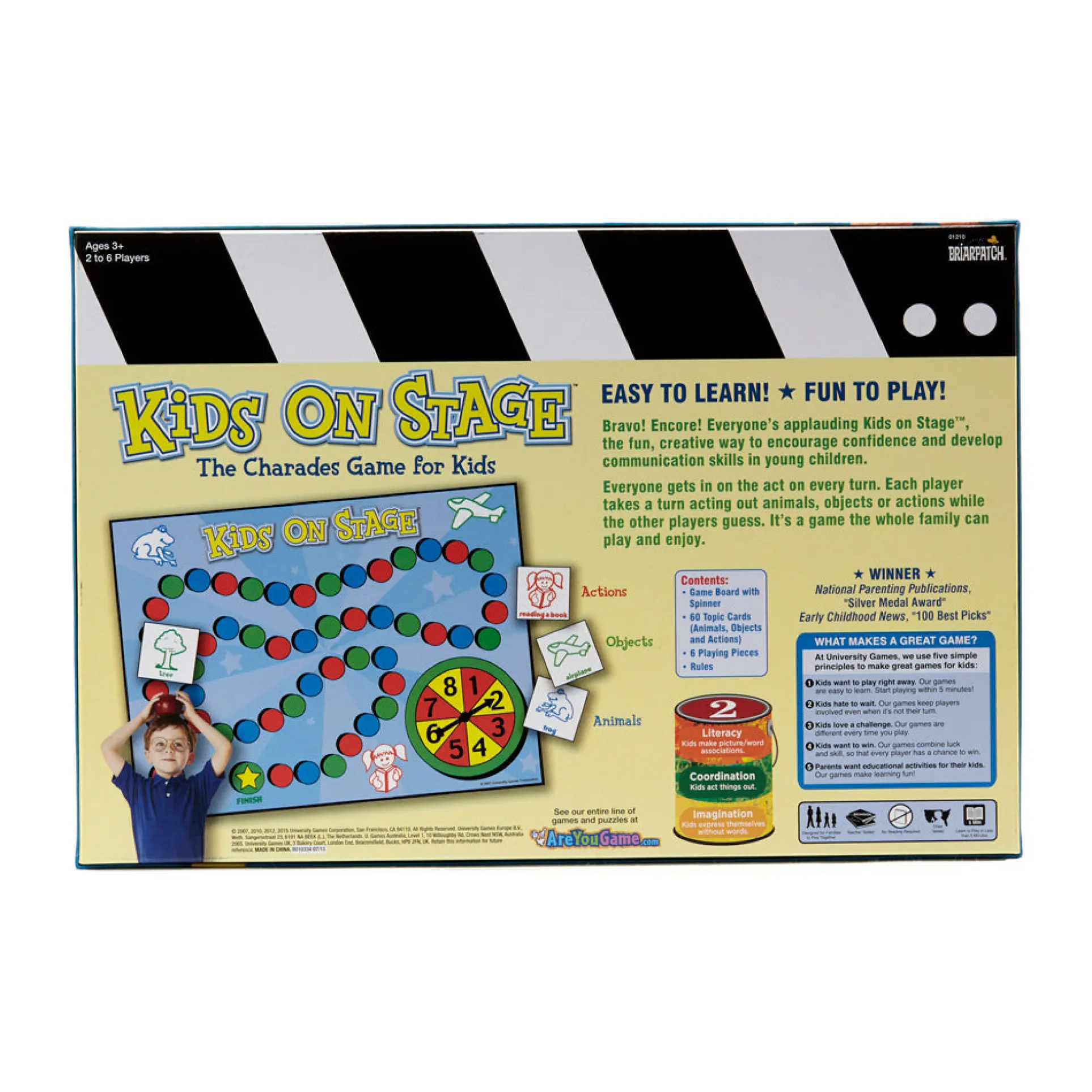 Kids on Stage Charades Board Game for Early Learners