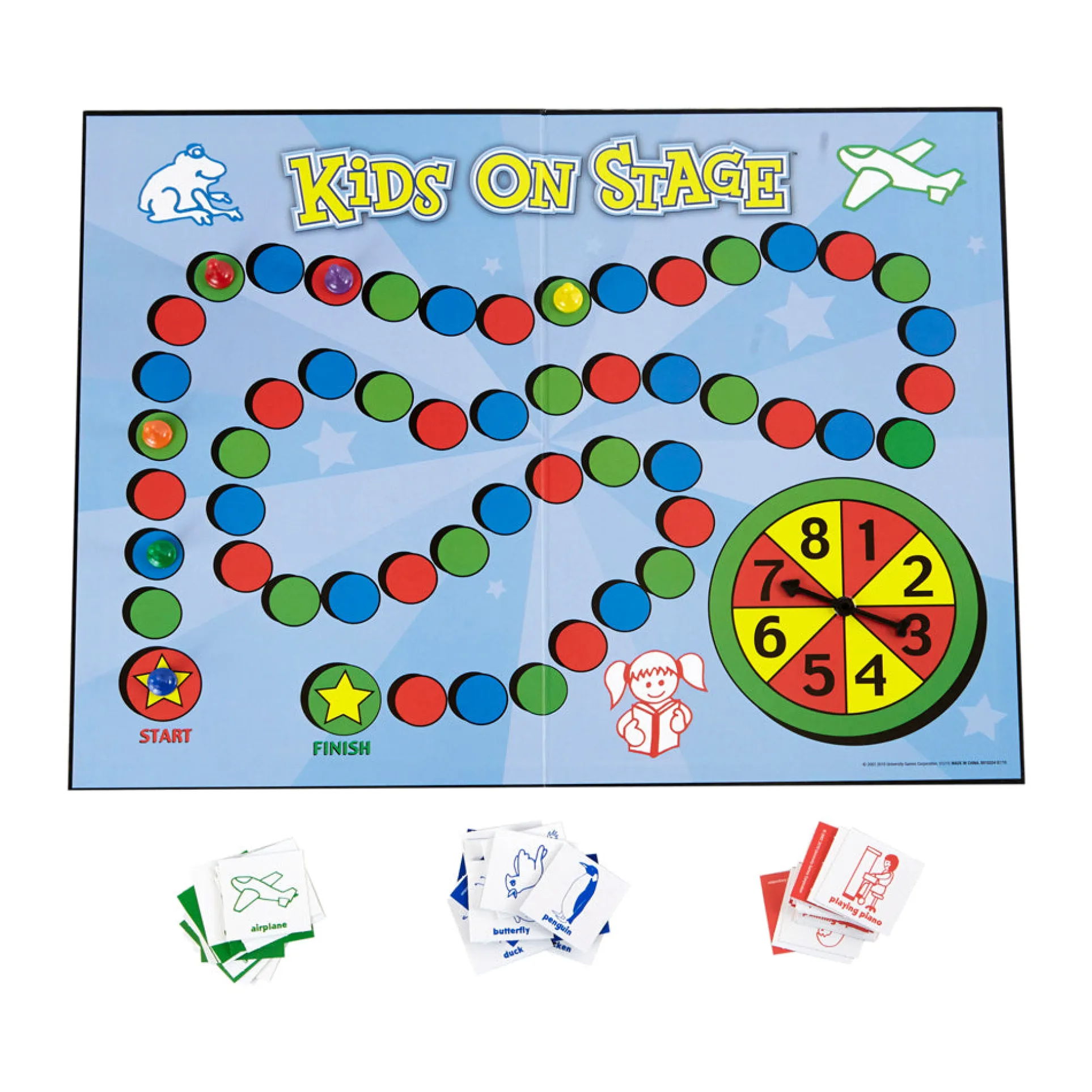 Kids on Stage Charades Board Game for Early Learners