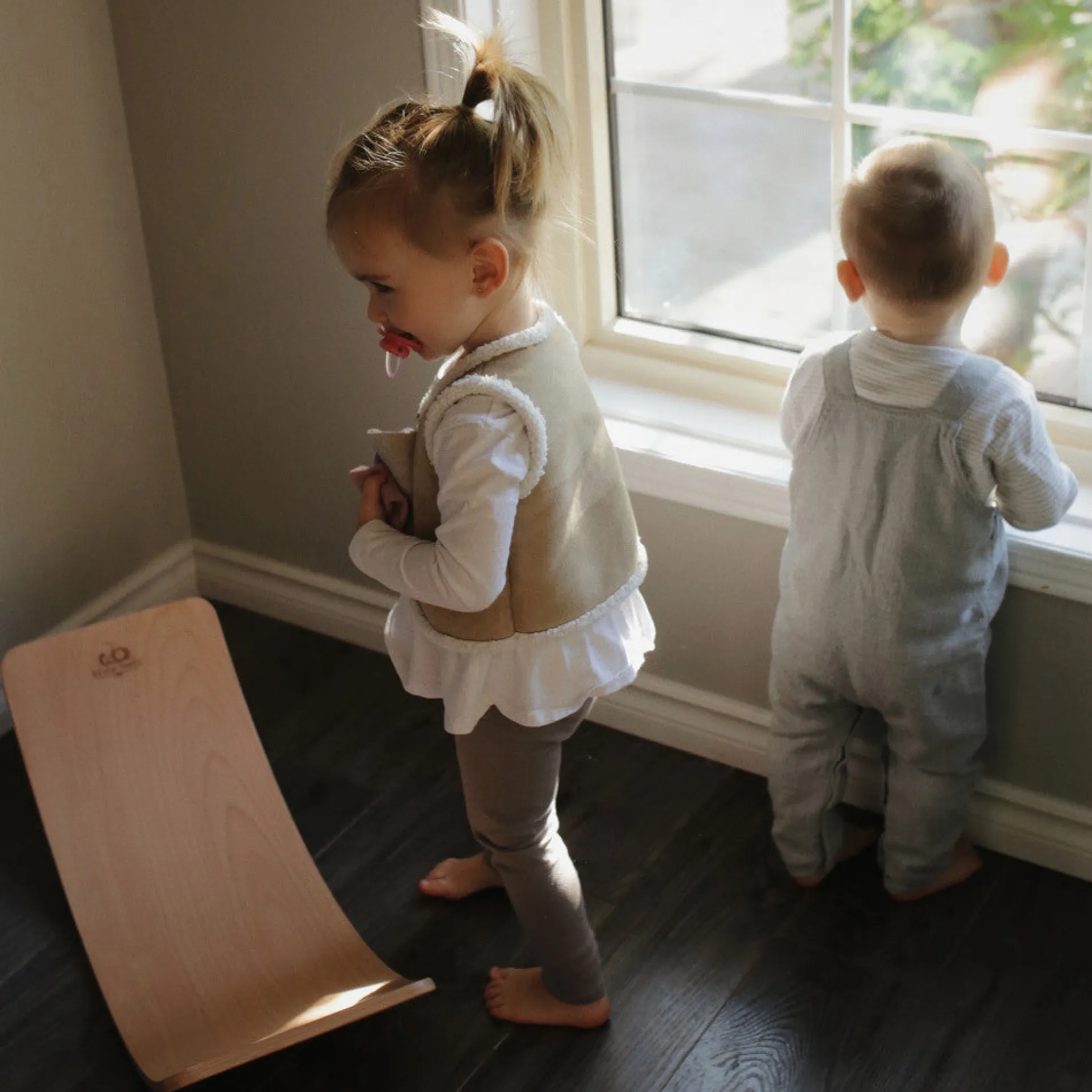 Kinderfeets Kinderboard Lite - Versatile Wooden Balance Board for Toddlers