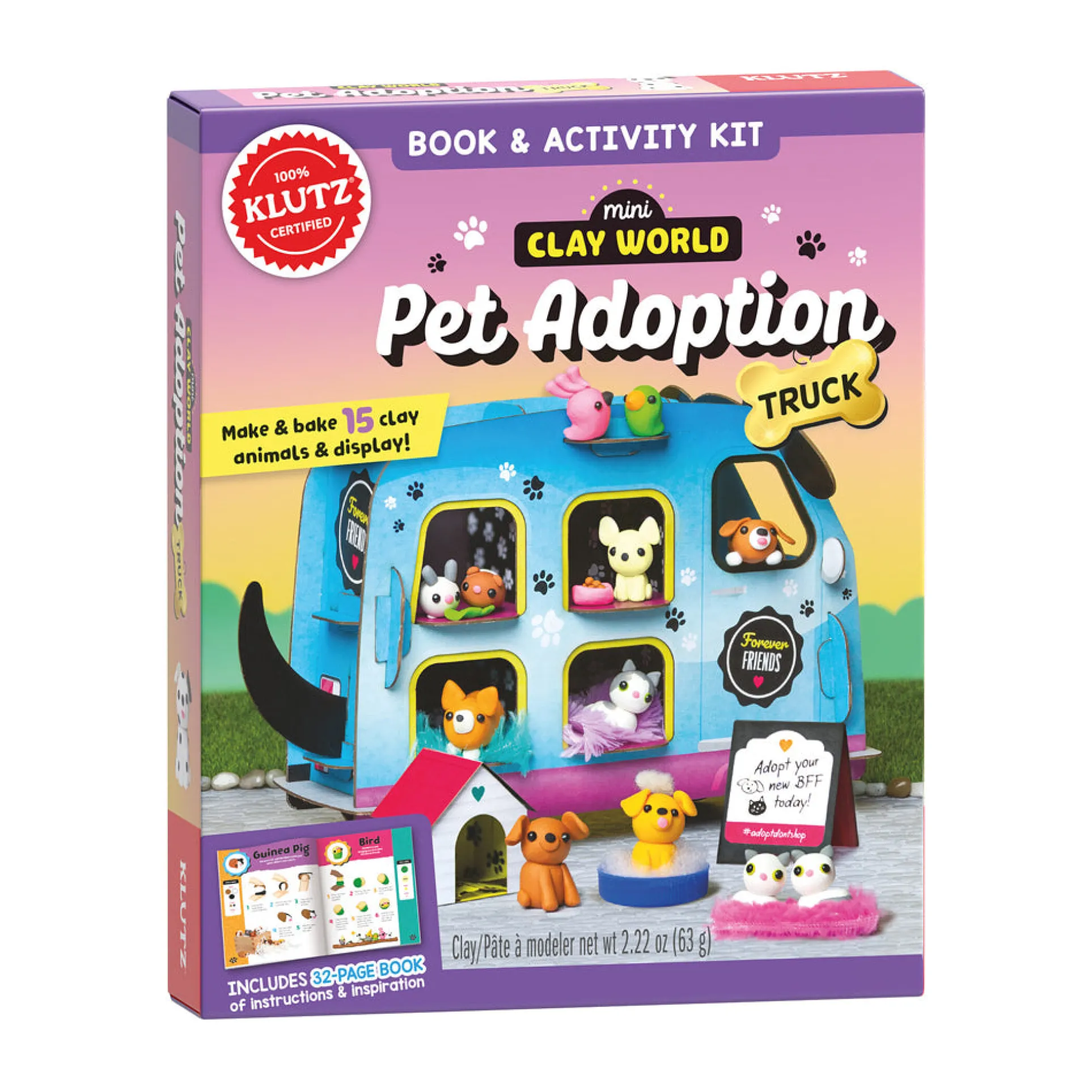 Klutz Mini Clay World Pet Adoption Truck Craft Kit