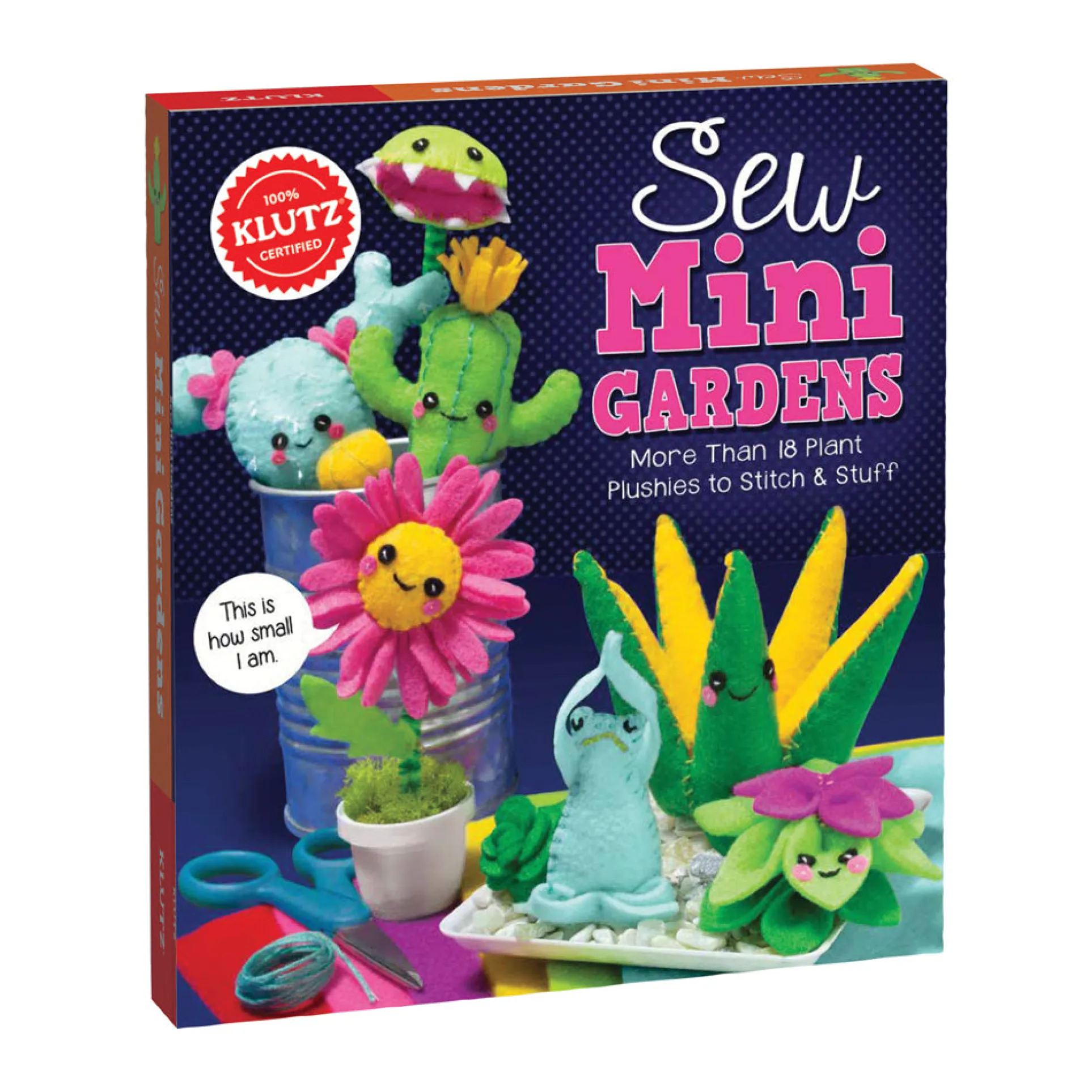 Klutz Sew Mini Gardens Felt Crafting Kit