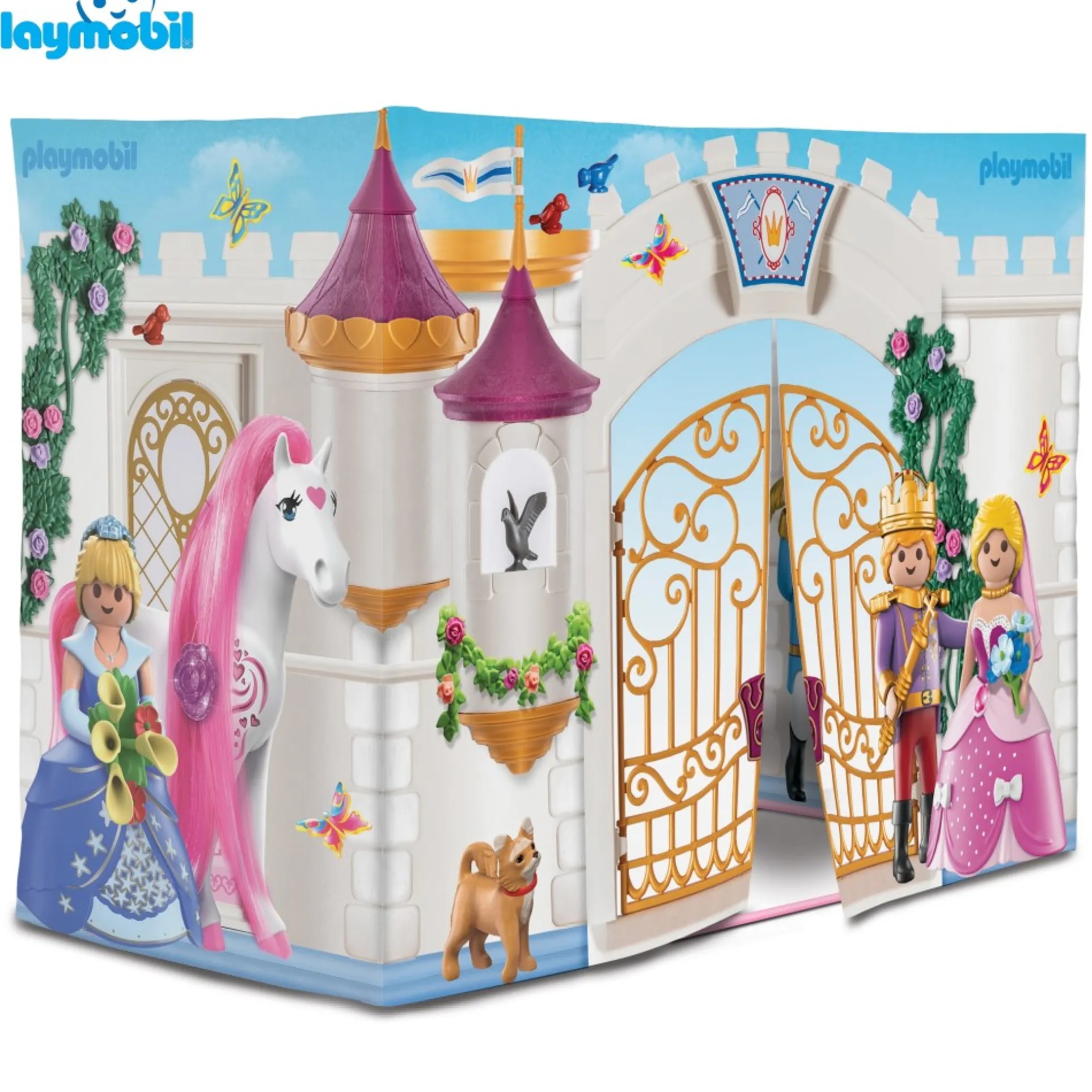 PLAYMOBIL Large Princess Castle Pretend Play Tent Playhouse